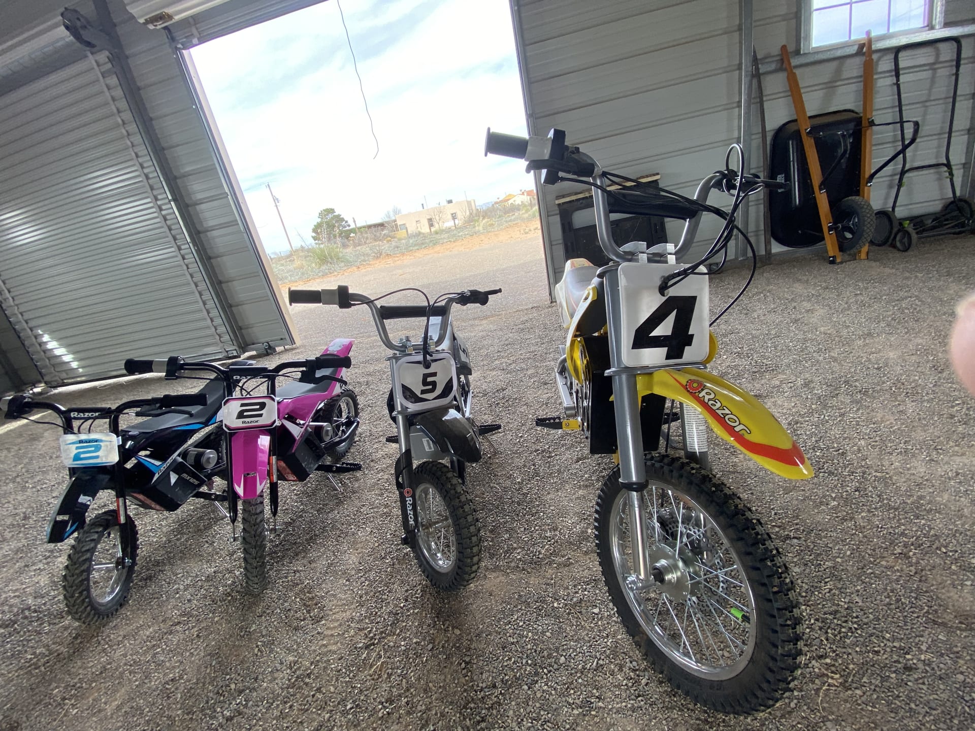 We Offer e-bike rentals and have a 2 acre ranch with trails to ride them!