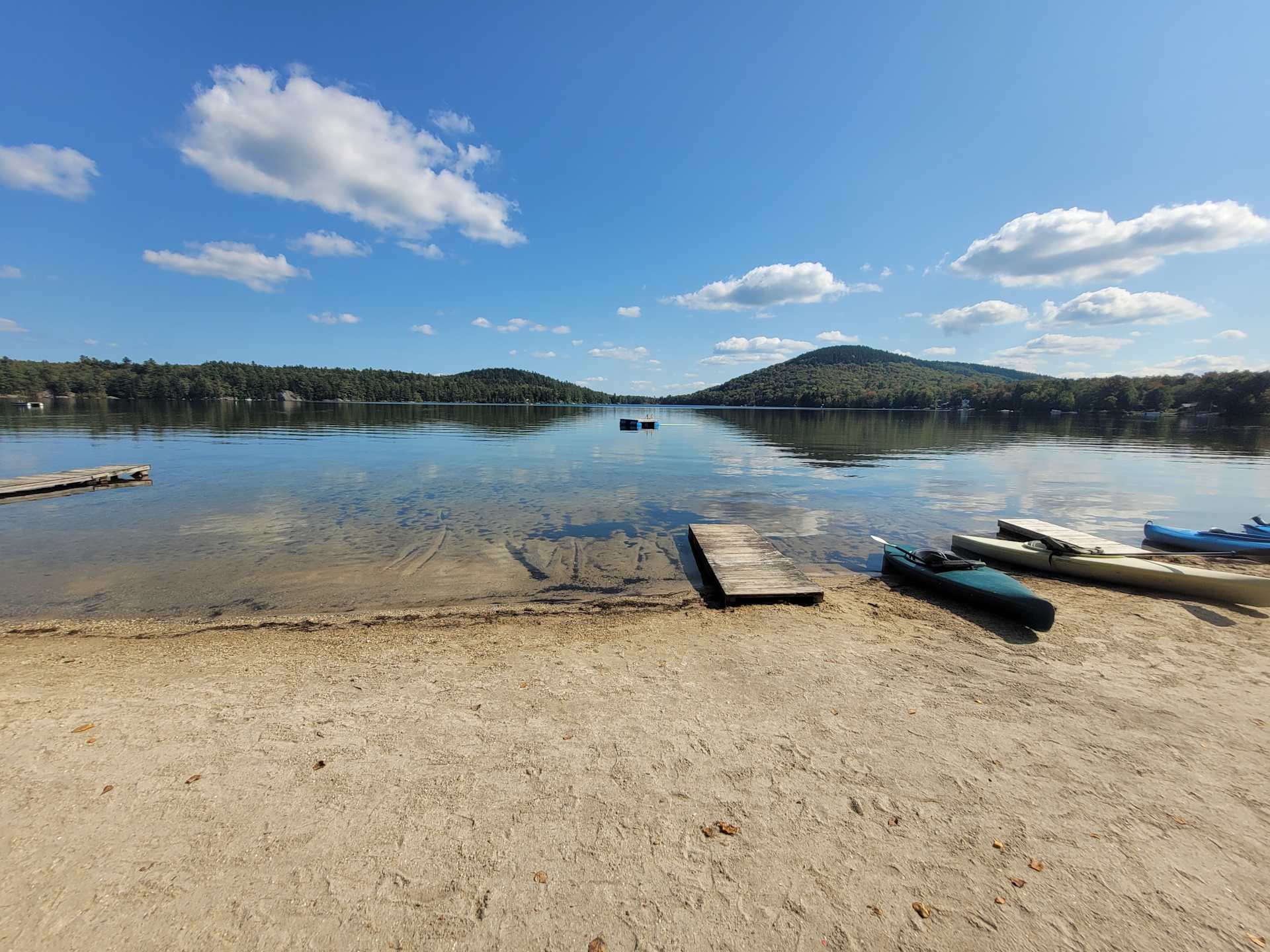 Beautiful Sand Pond Hipcamp in Lempster, New Hampshire