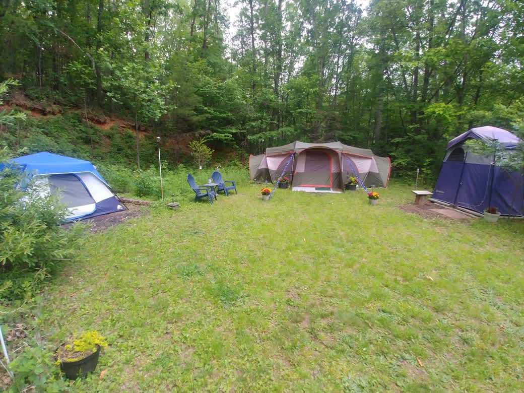 Camp Uptown Backwoods Hipcamp in Tuckasegee, North Carolina