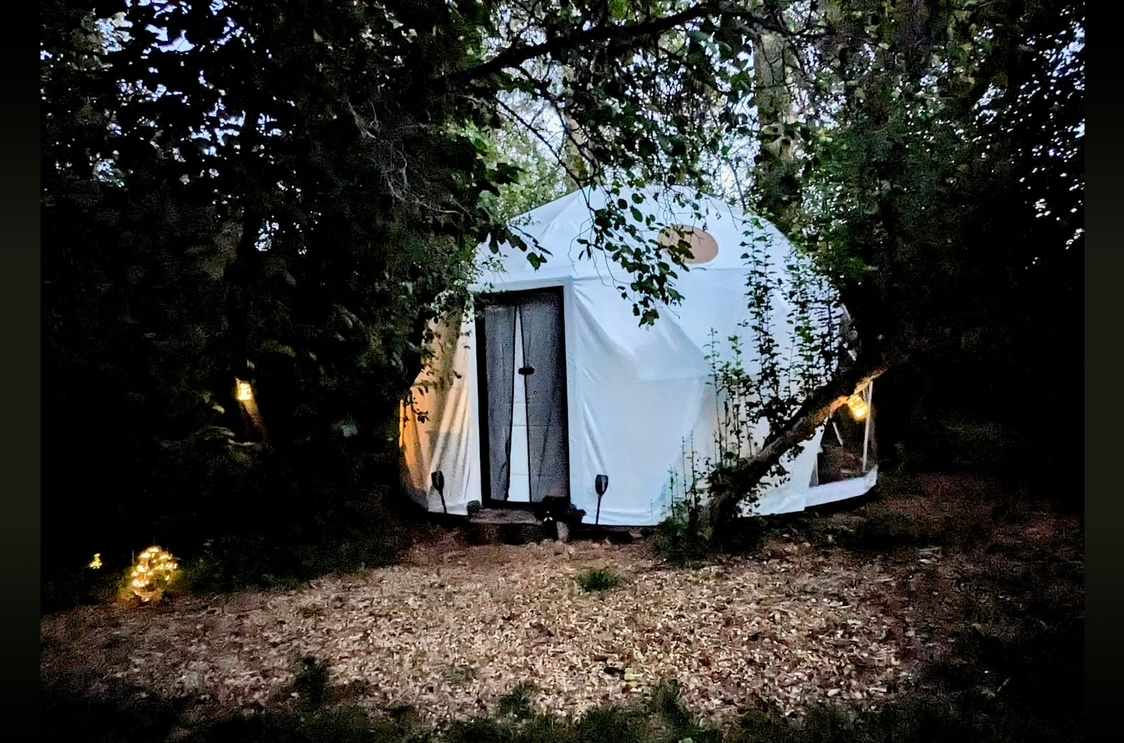 The Healing Dome - Hipcamp in Mc Cloud, California