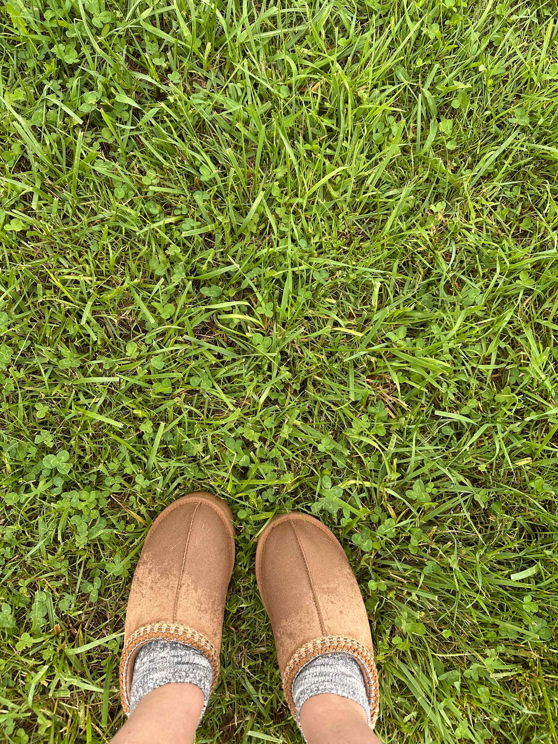 Love shoes like this for camp great for the dew in the morning. 