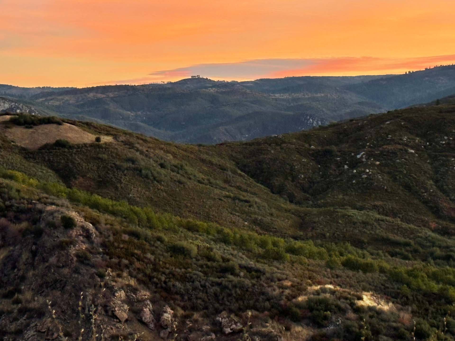 Sunrise from the site! 