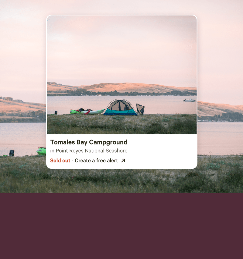 Free availability alerts
