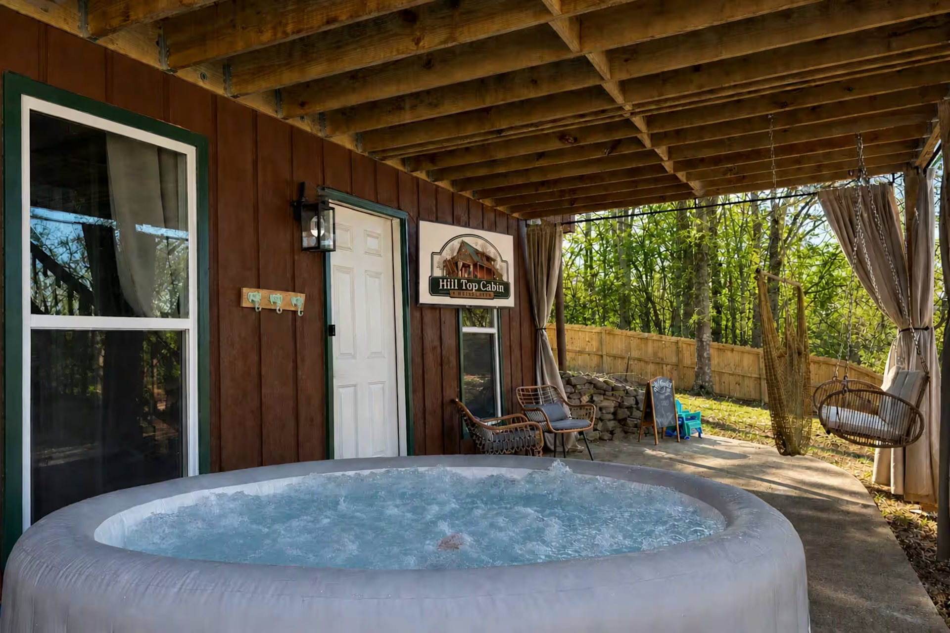 Family AFrame: Fenced, HotTub, Fire