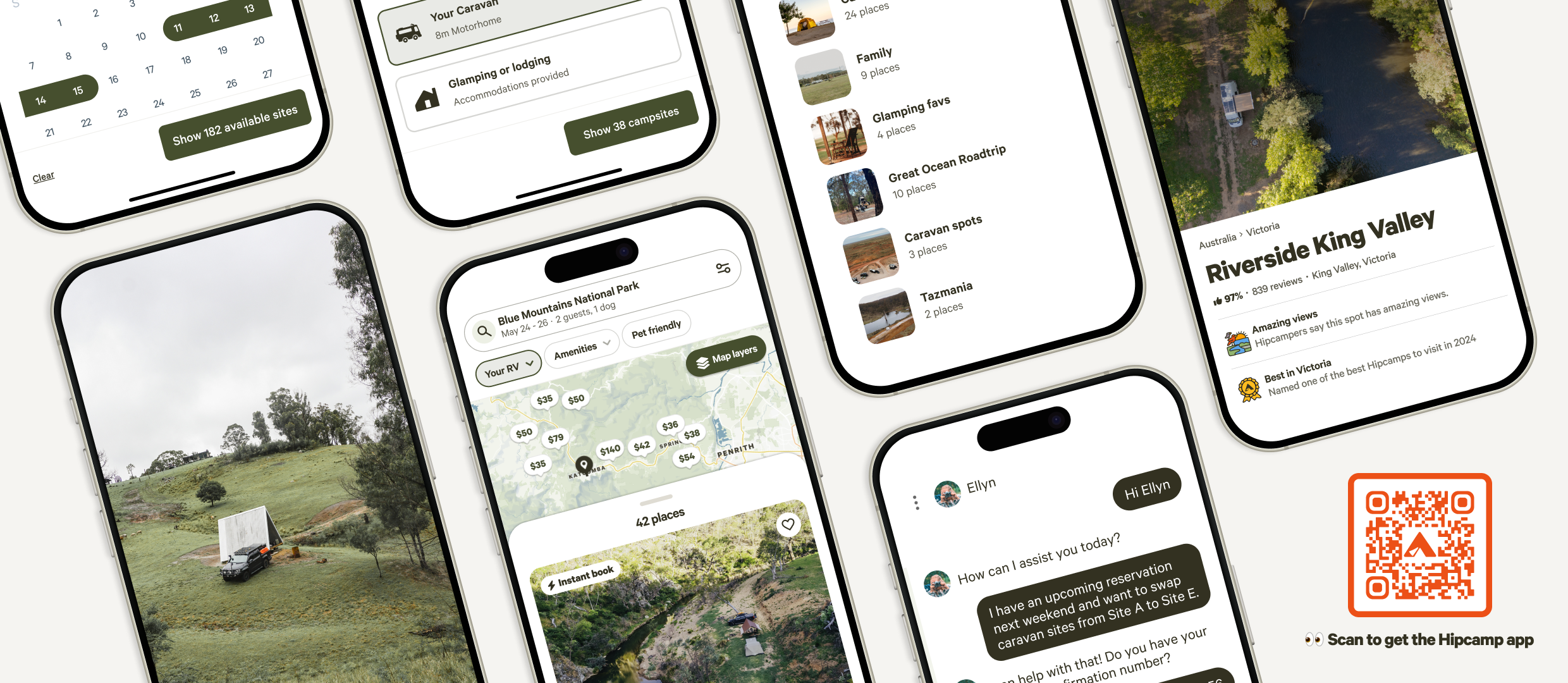 Introducing the all new Hipcamp app.