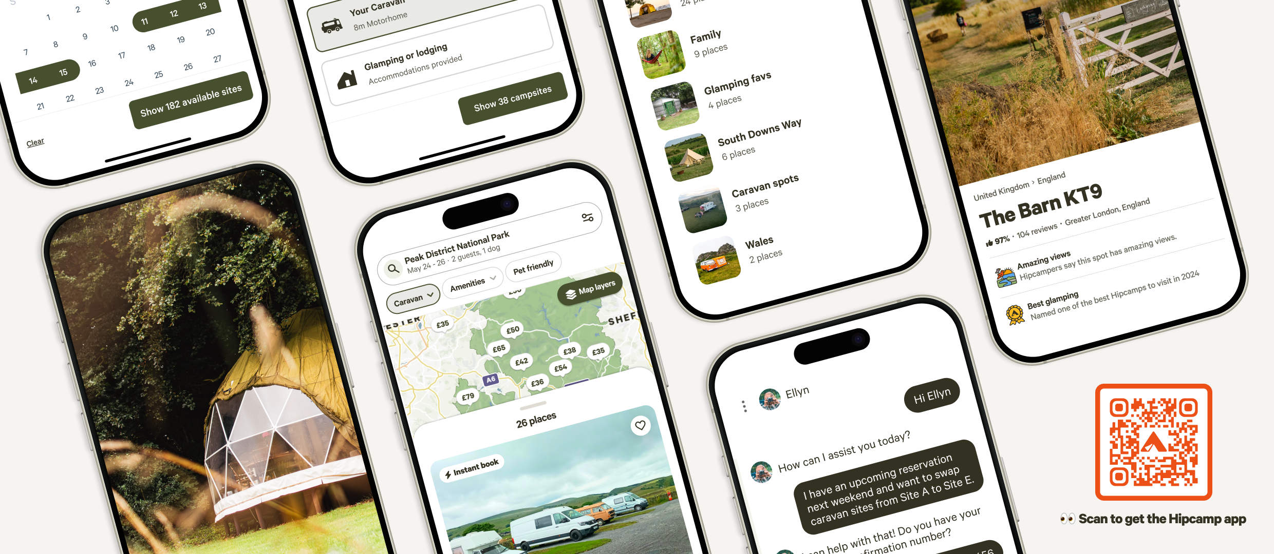 Introducing the all new Hipcamp app.
