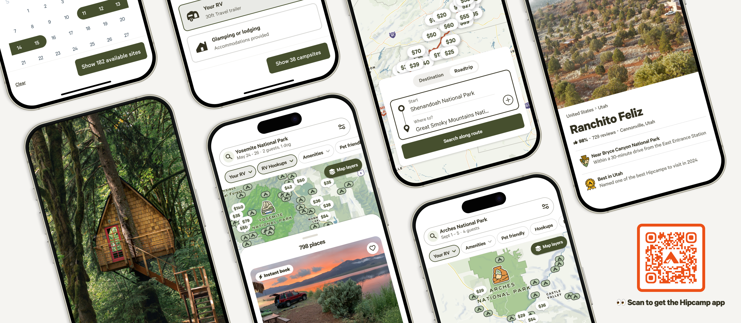 Introducing the all new Hipcamp app.