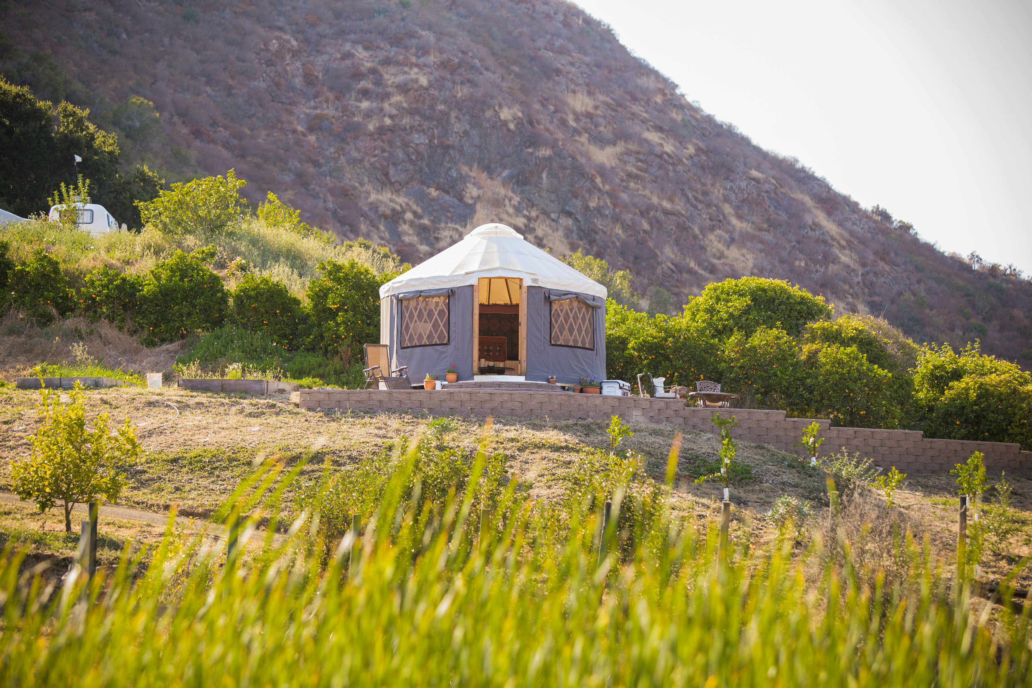 Dragon Spring Farm Eco Yurt Hipcamp in Cambria, California