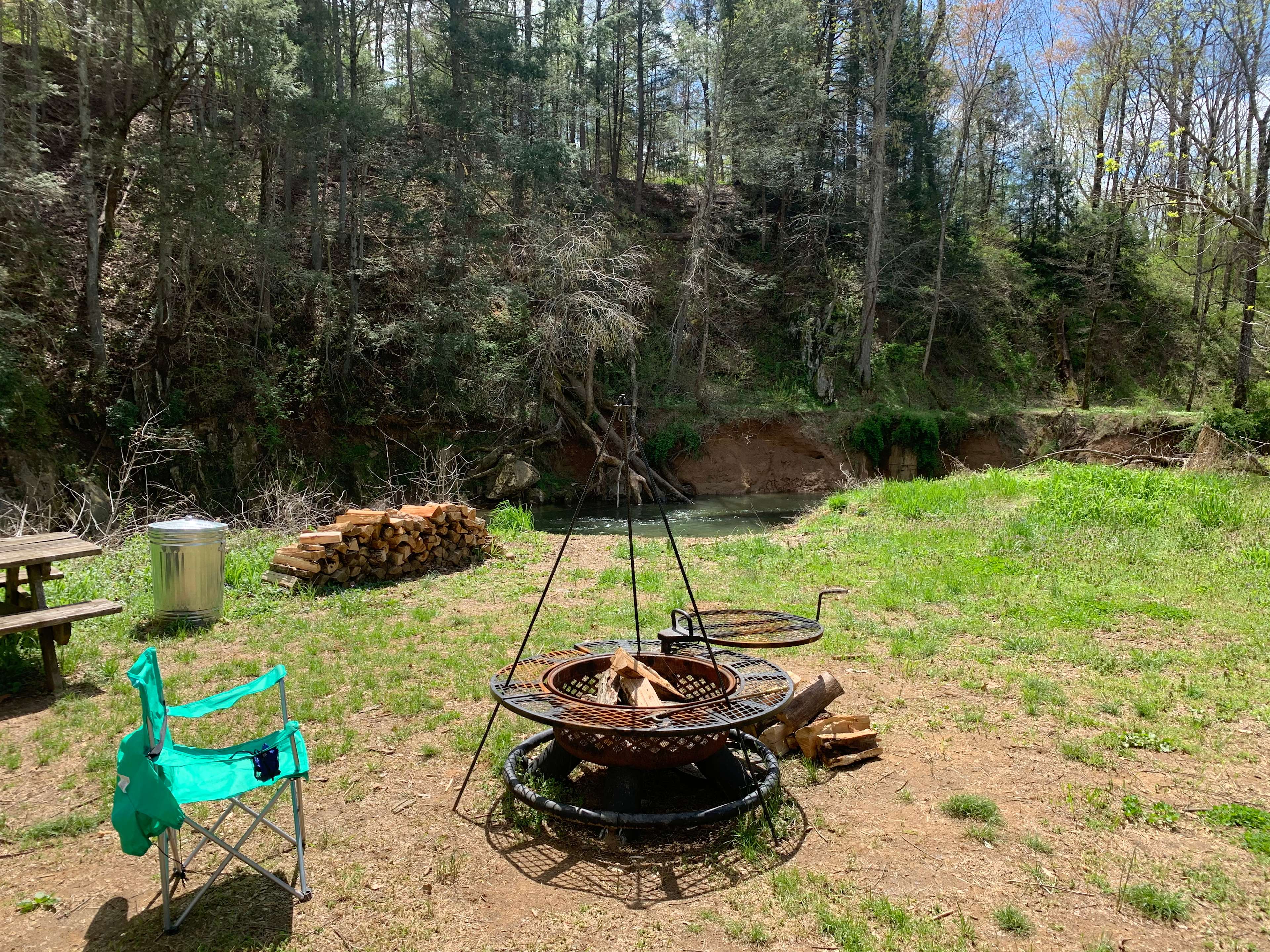 Private Paradise on Rivers Bend Hipcamp in Brightwood, Virginia