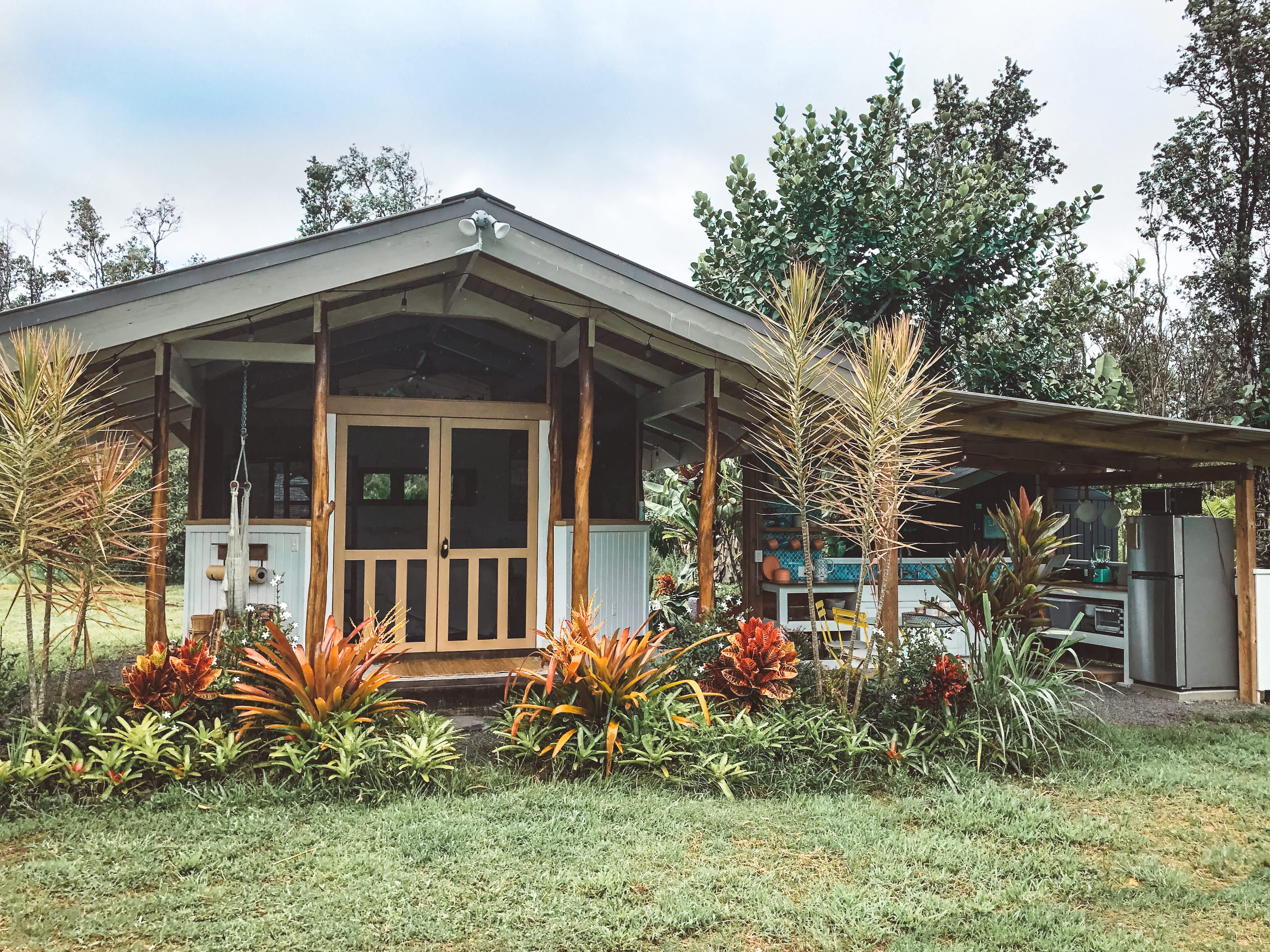 The Tranquil Tent Hipcamp in Keaau, Hawaii