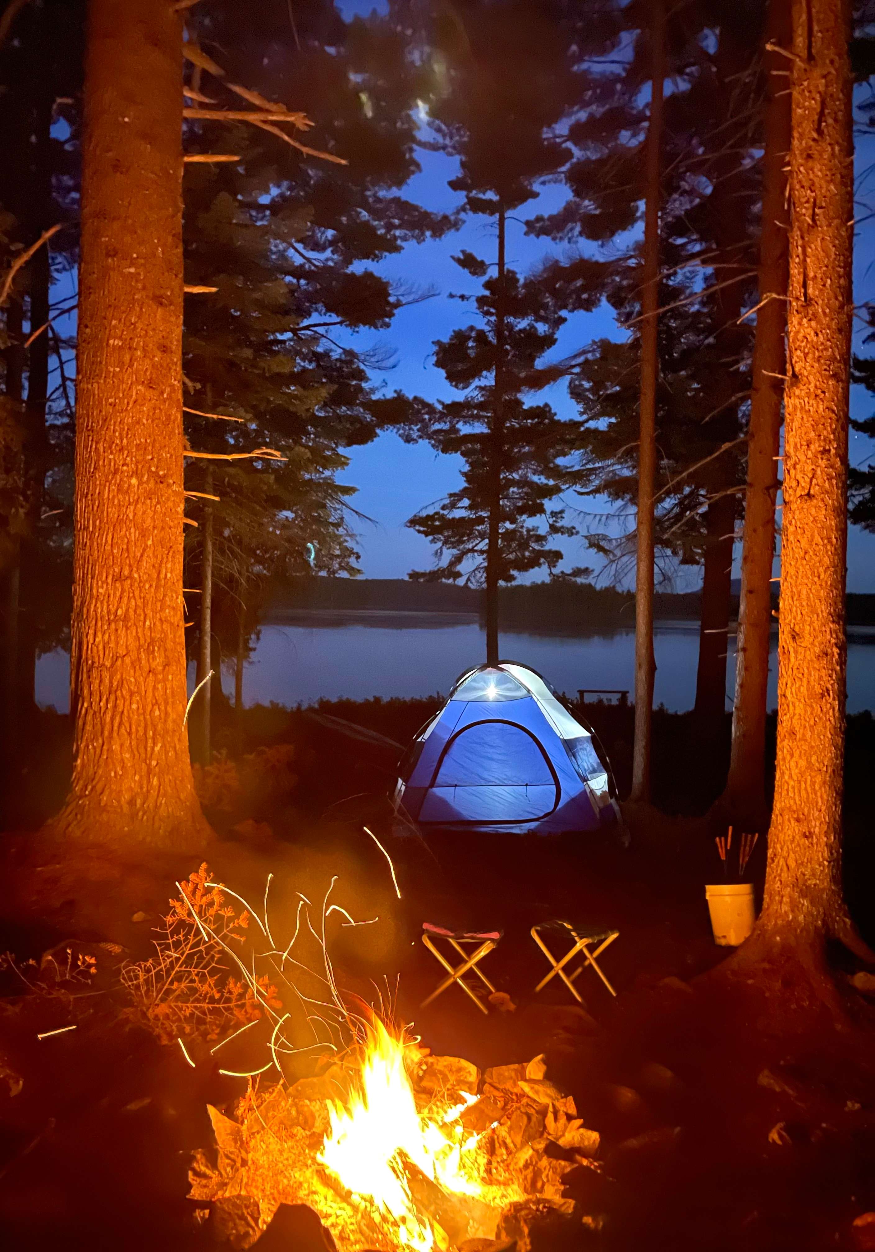 Evergreen Conservation Area Hipcamp in West Forks, Maine