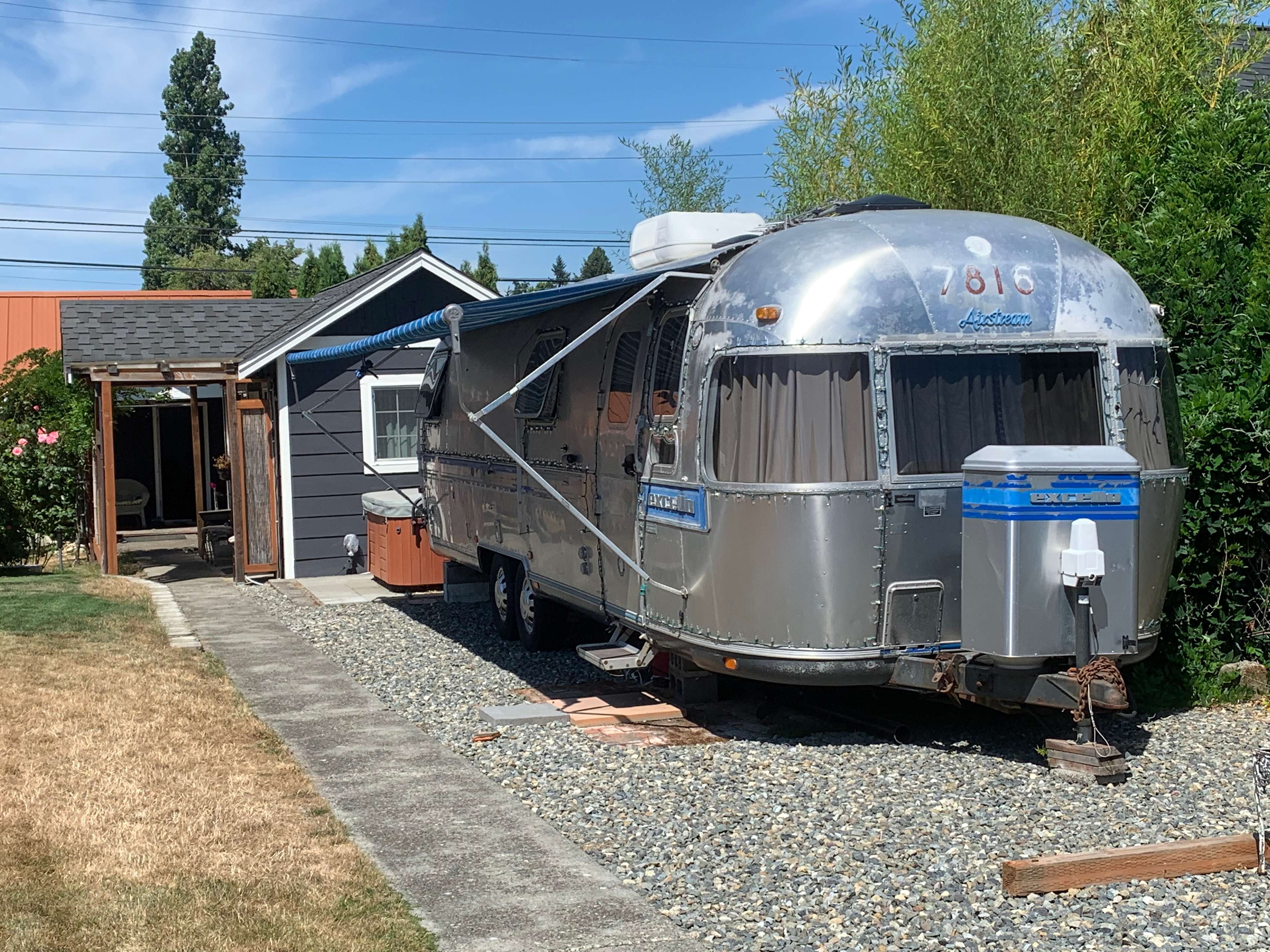 Retrofun Airstream RV Hipcamp in Washington