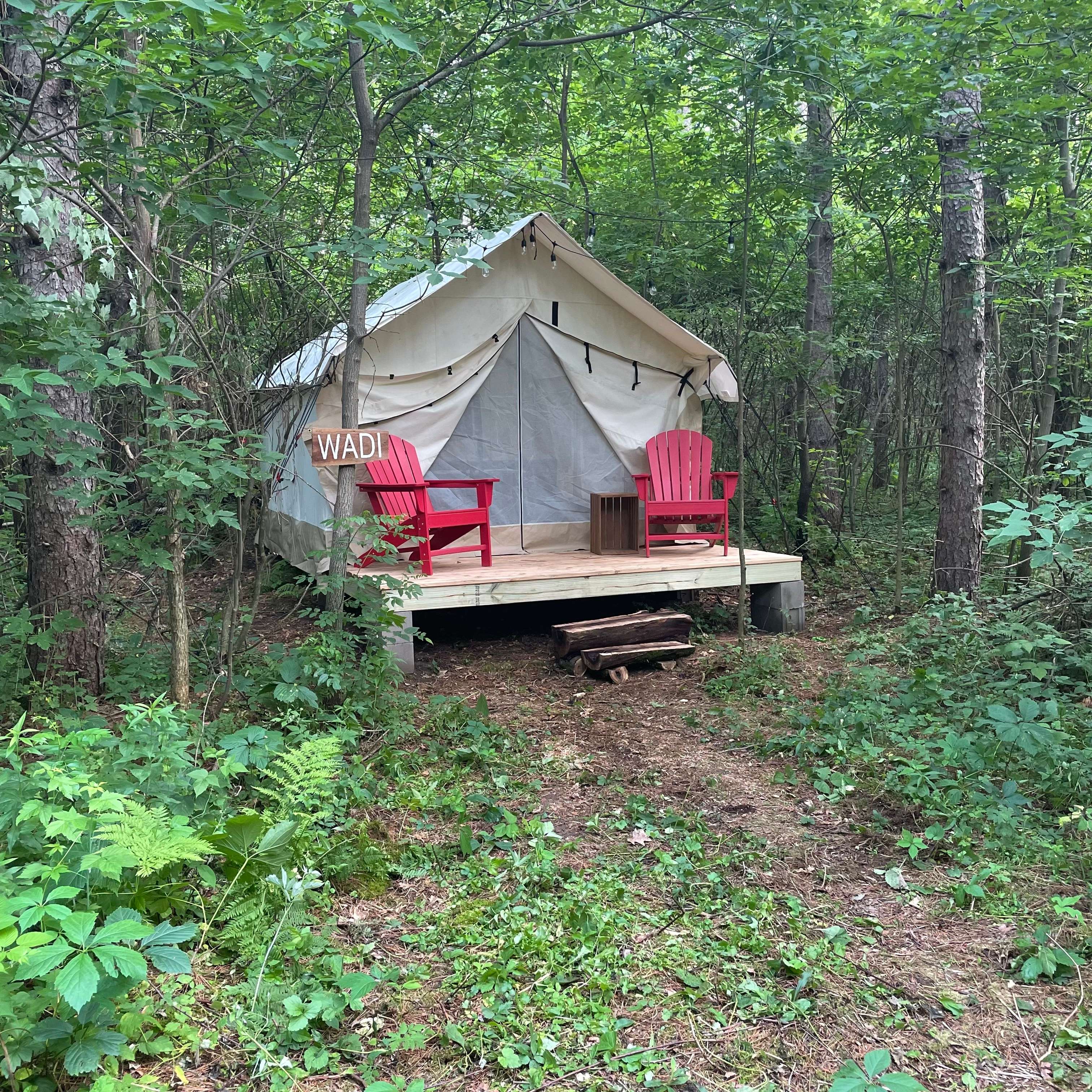 Red Cedar Glamping Hipcamp in Menomonie, Wisconsin