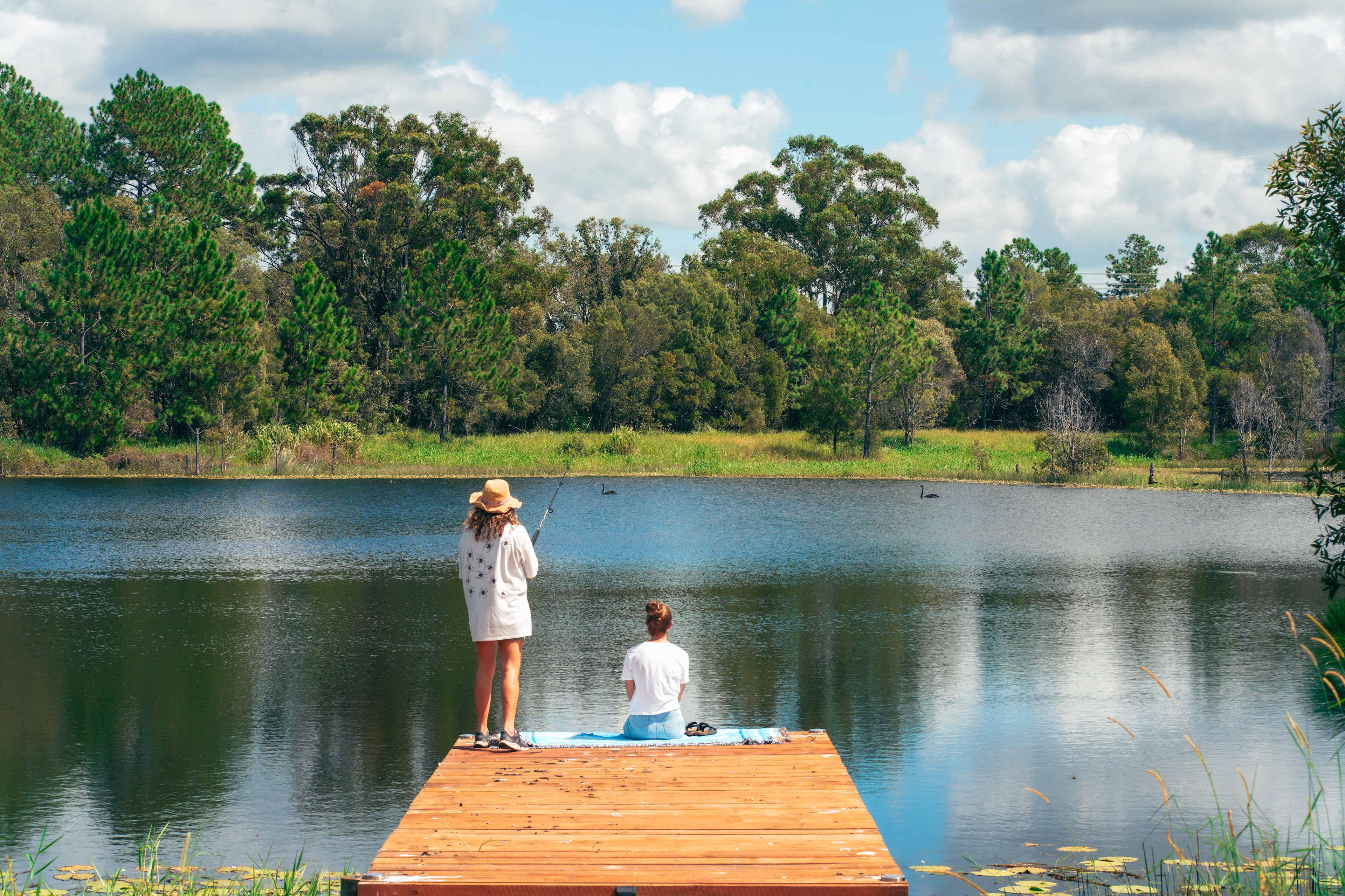 Find peaceful campsites with fishing nearby.