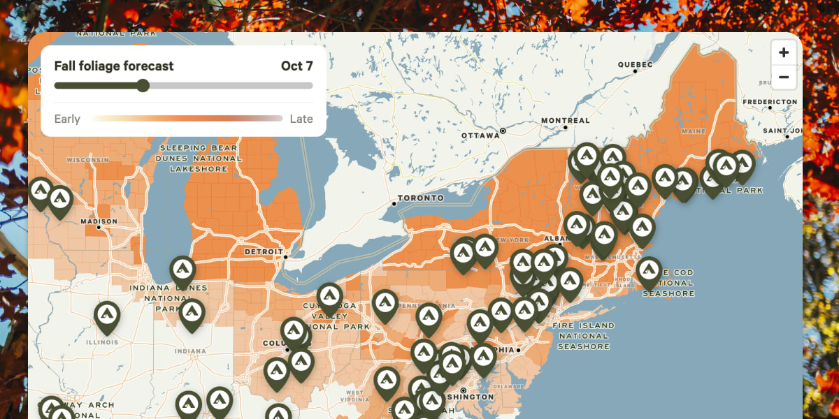 Plan your perfect autumn getaway with these top spots for fall leaves.