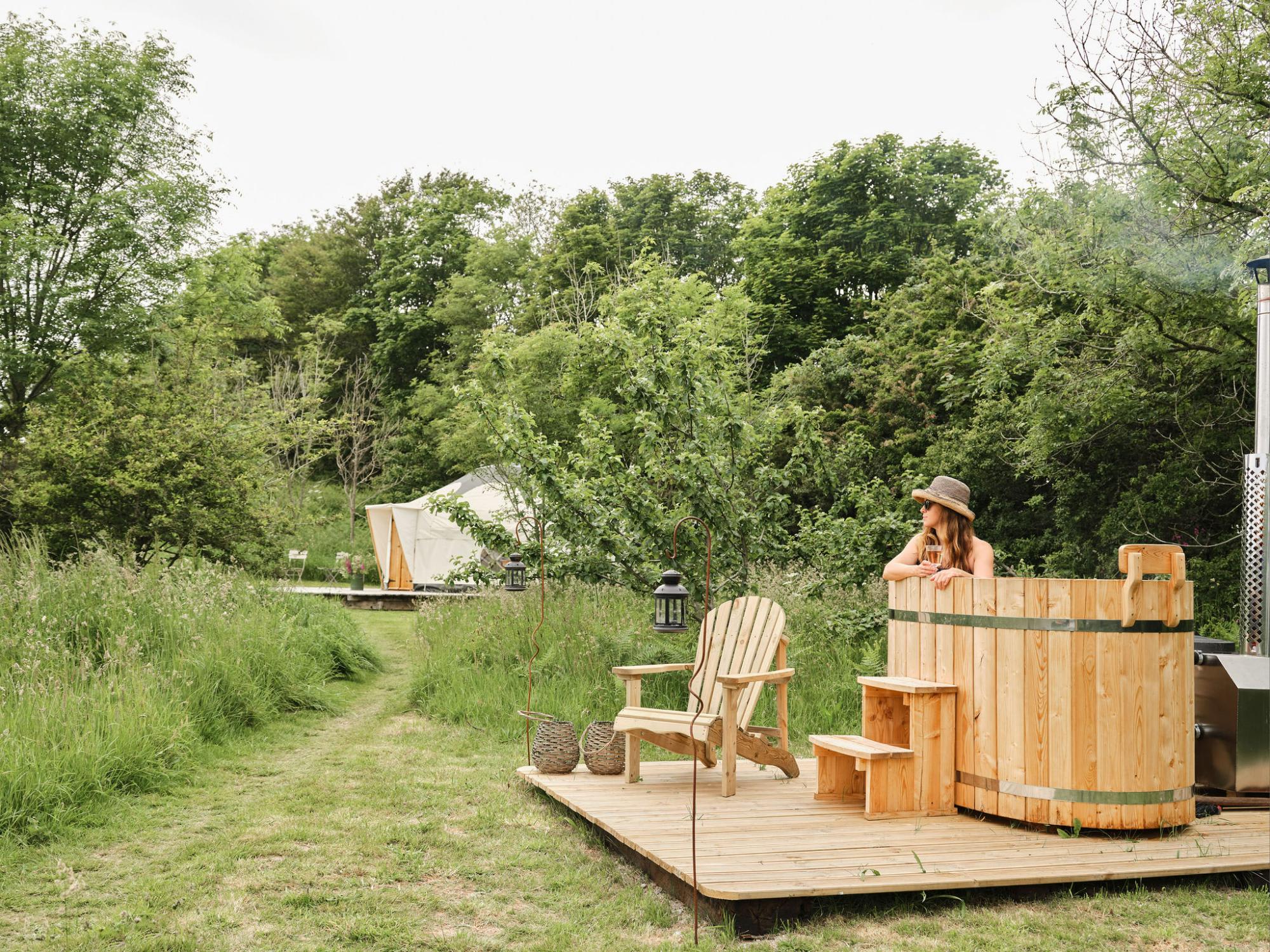 Tremeer Farm Yurts Cornwall