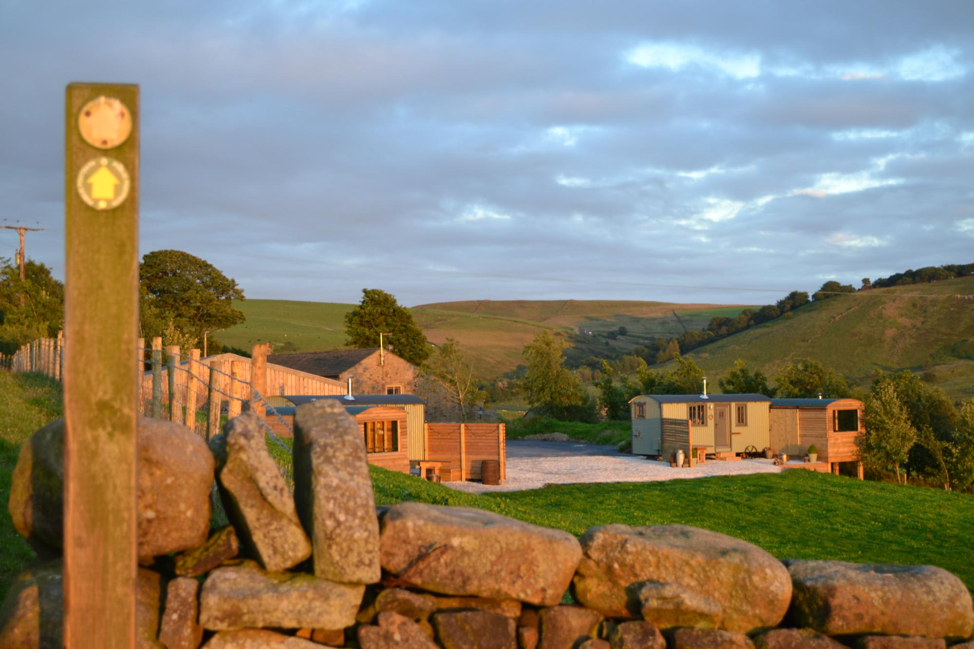 Copy House Farm is situated right next to the 45-mile-long Pendle Way.