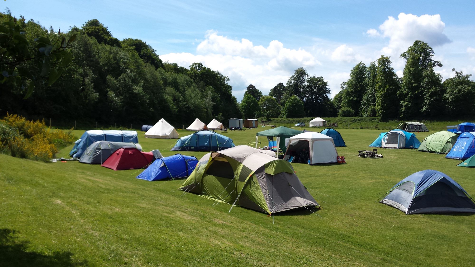 Simple Camping pitch