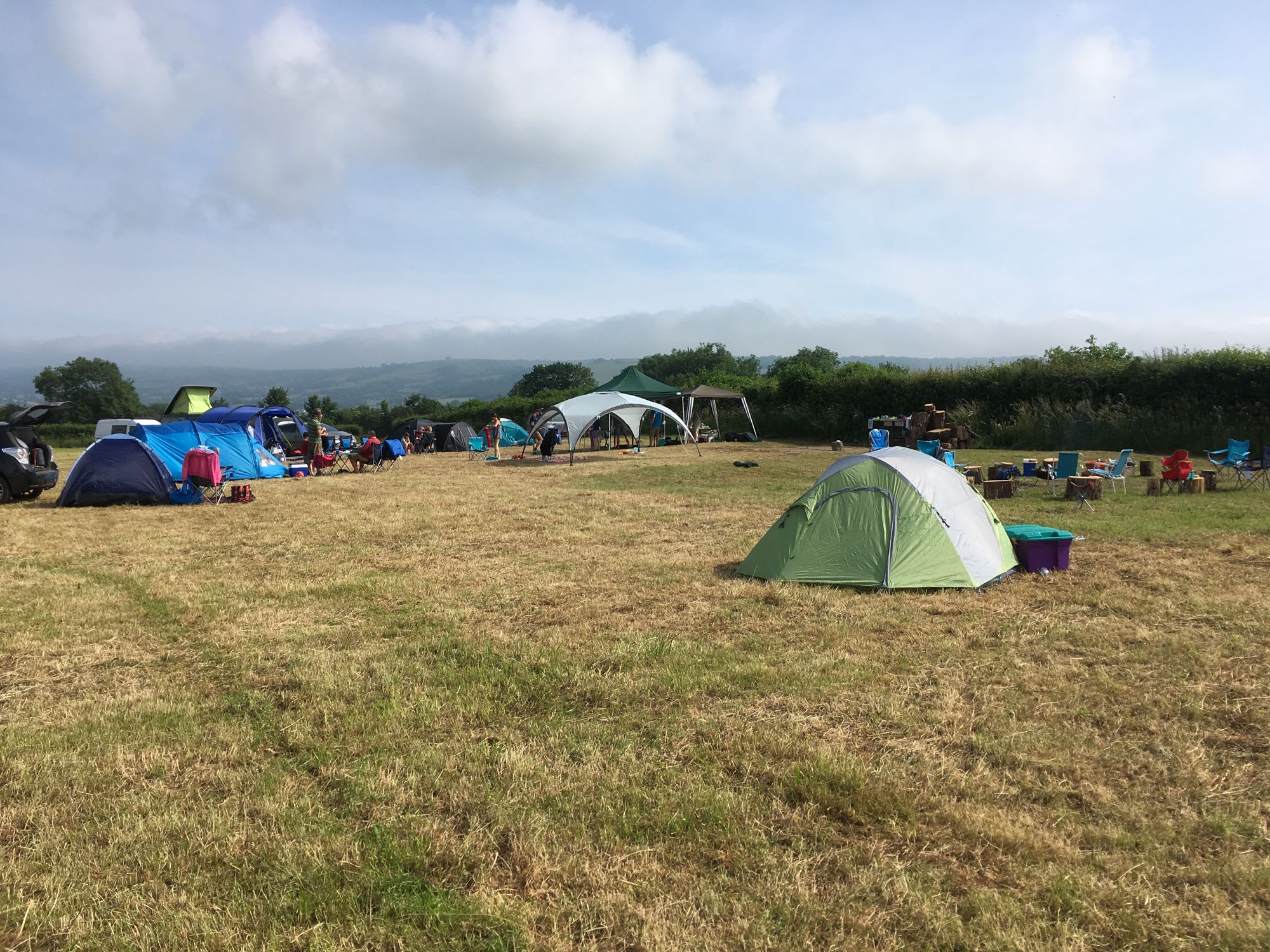 Open meadow grass pitch 