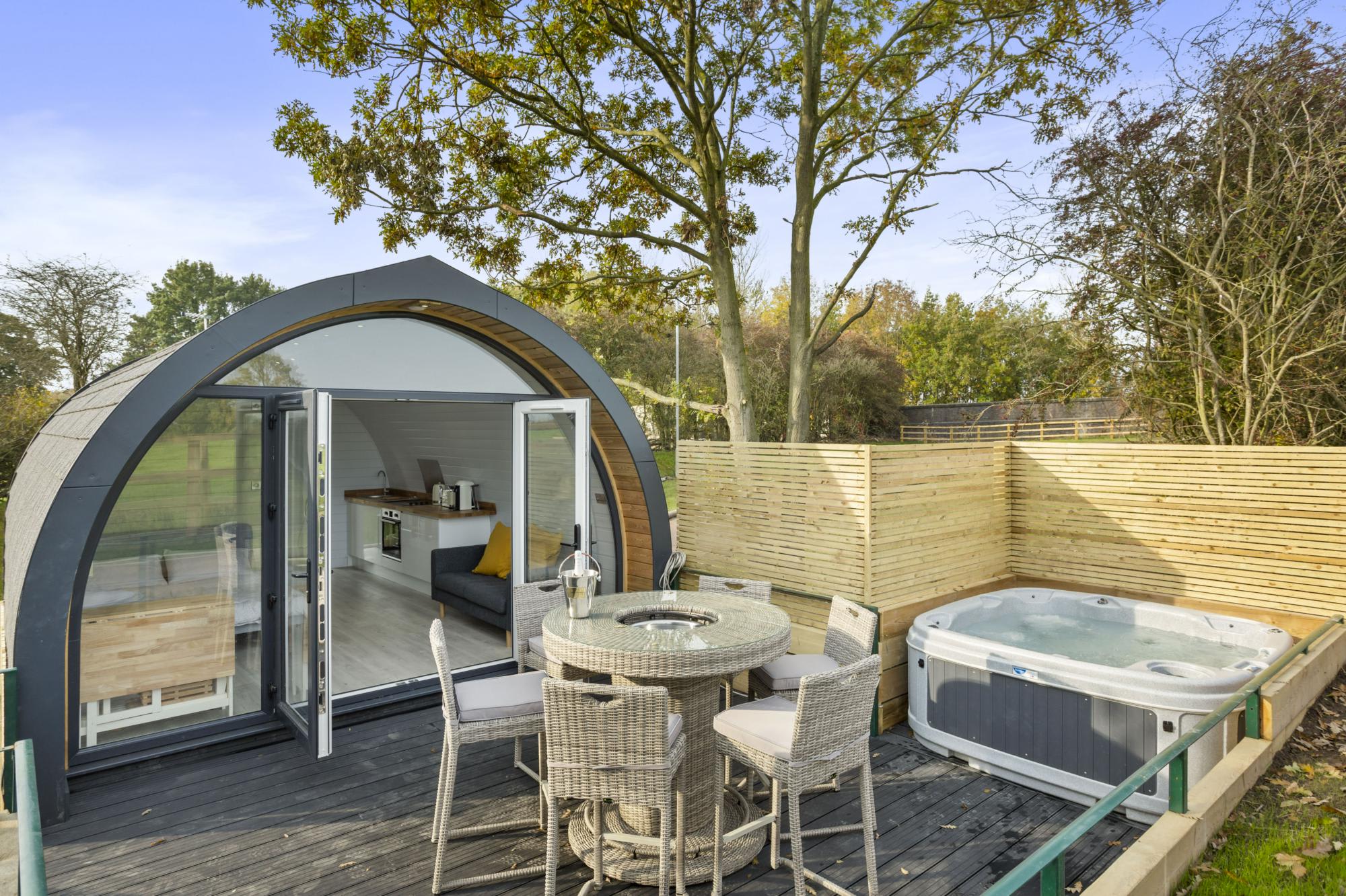 Hackney Pods Park Hall Pods - Hipcamp in Derbyshire, England