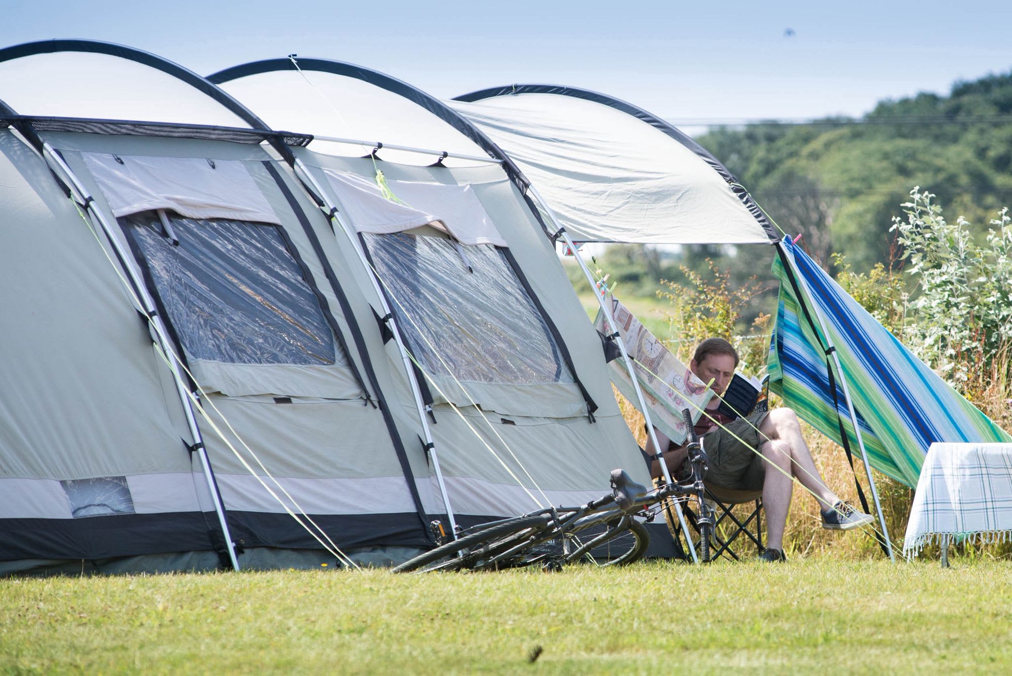 Standard Grass pitch + electric hook up