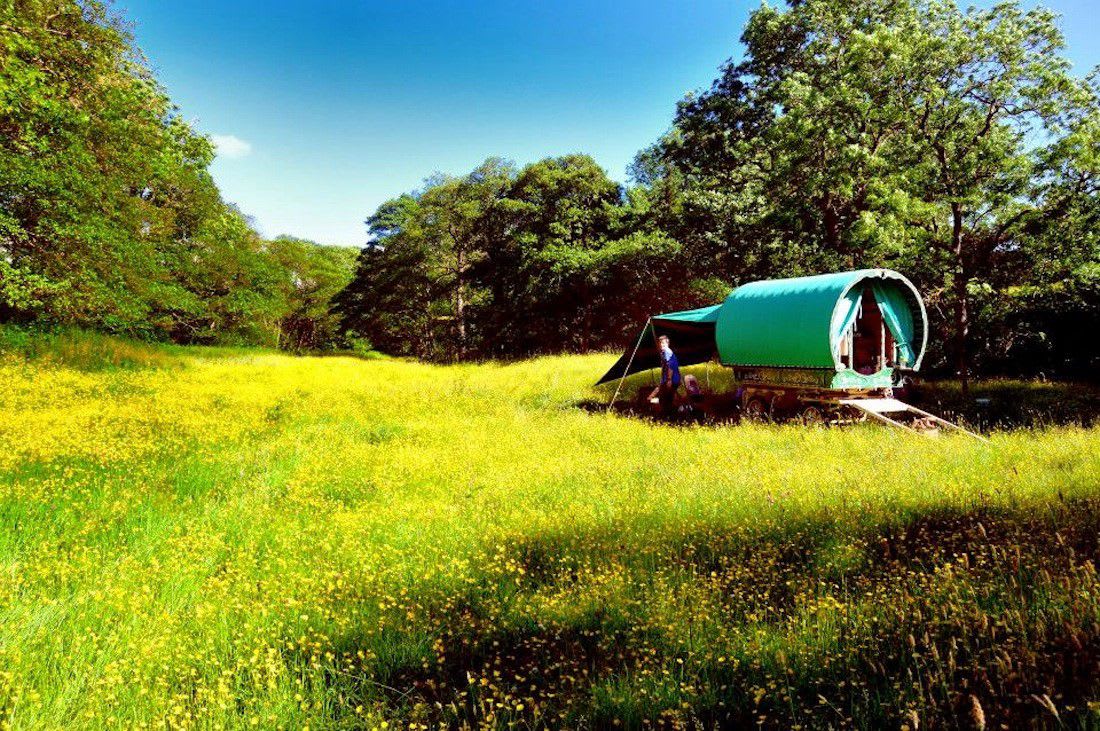 An exceptional Lake District glamping experience with real on-the-road journeys in a traditional gypsy caravan.