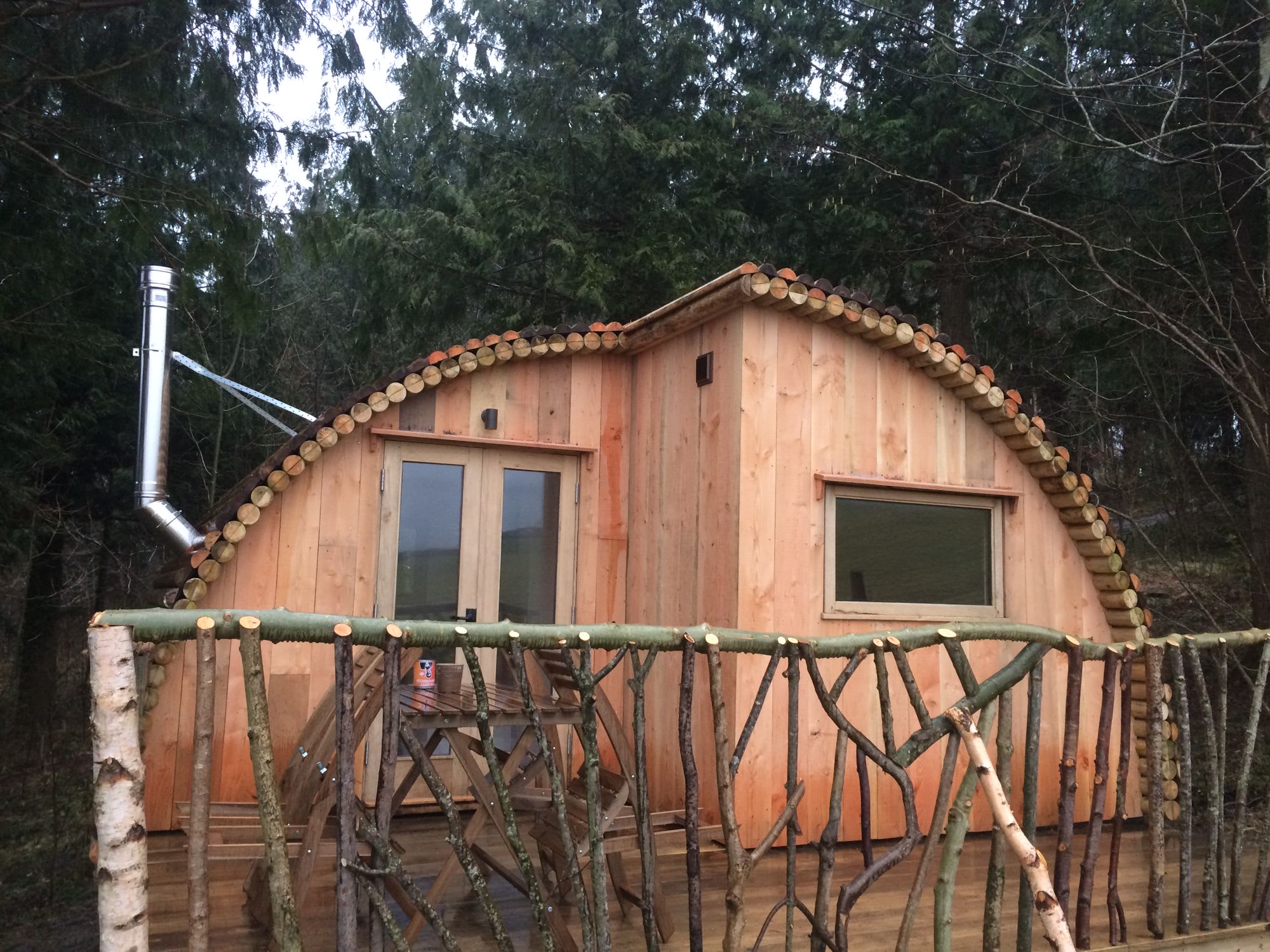 Derw glamping pod