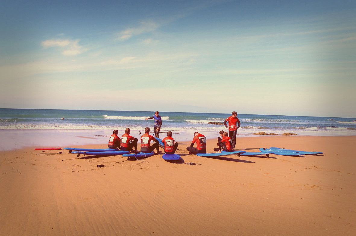 Luxury eco-friendly yurt, cabin and bell tent site with its very own surf school and activities a'plenty.