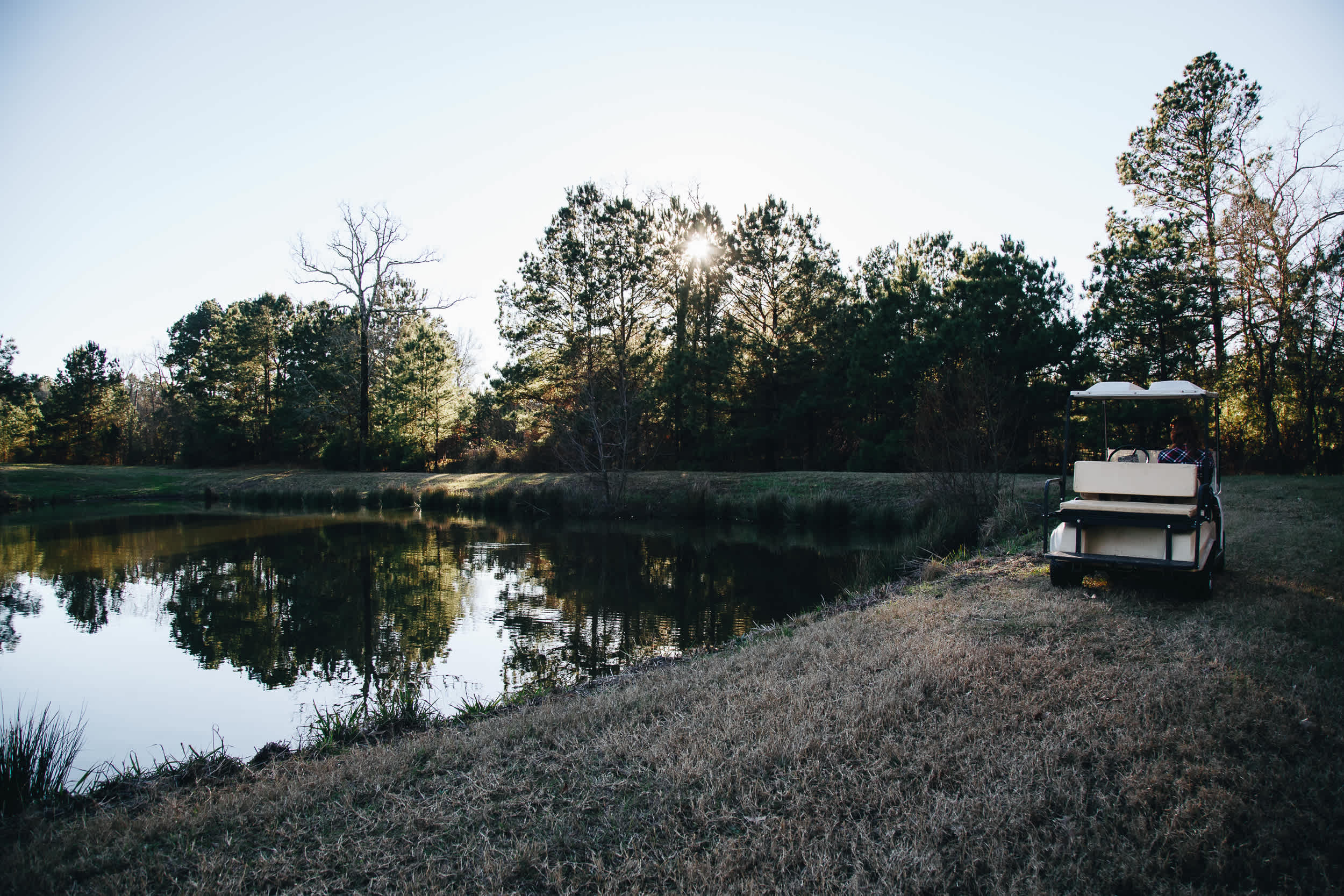A golf-cart tour of the property. 