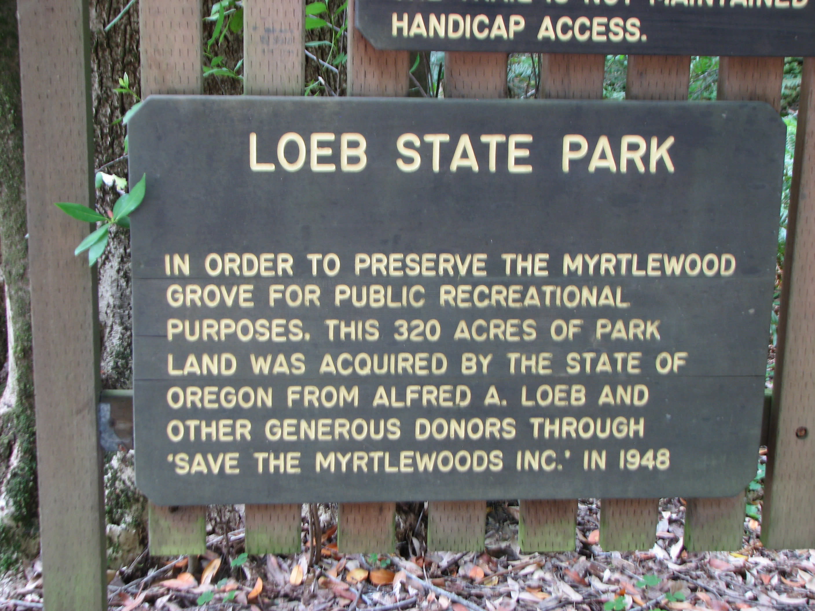 Alfred A. Loeb State Park