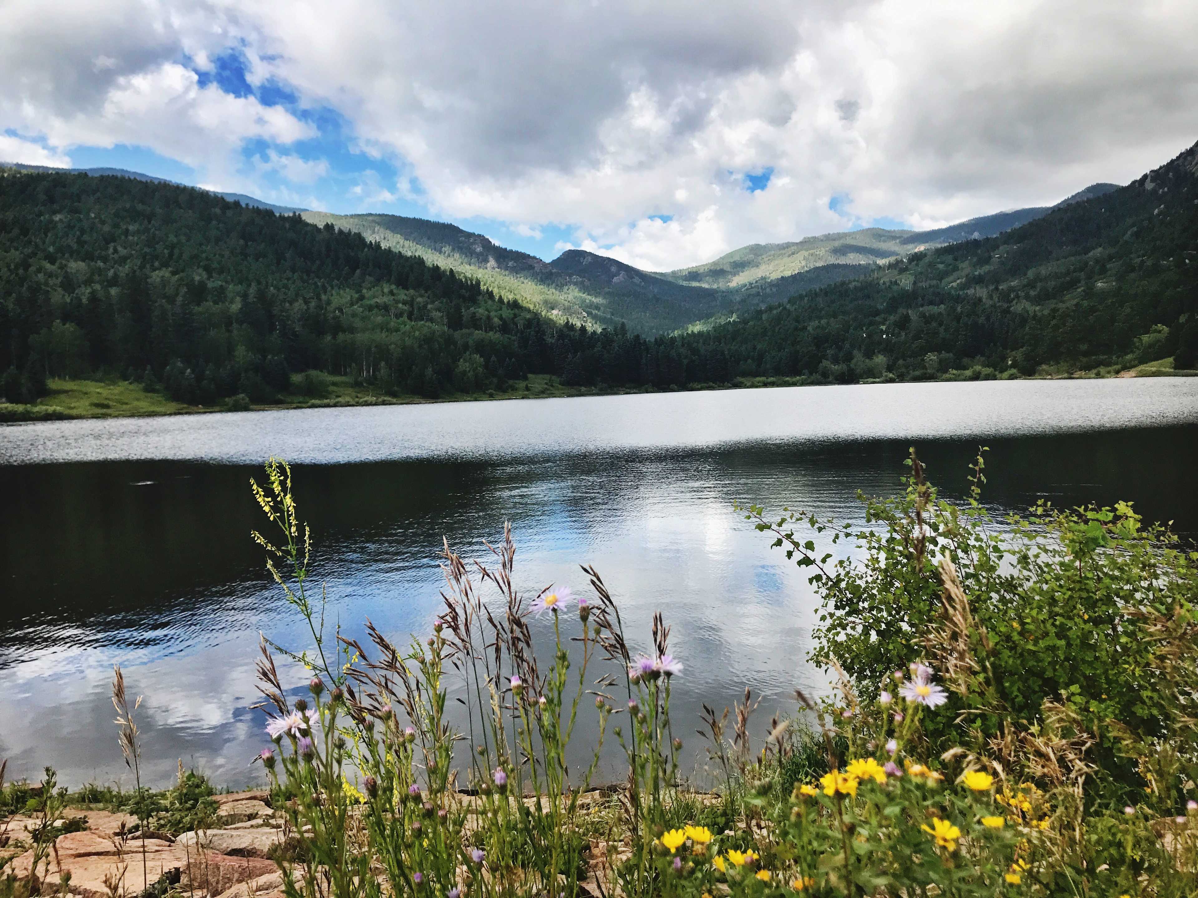 Lake Isabel is right across the street!