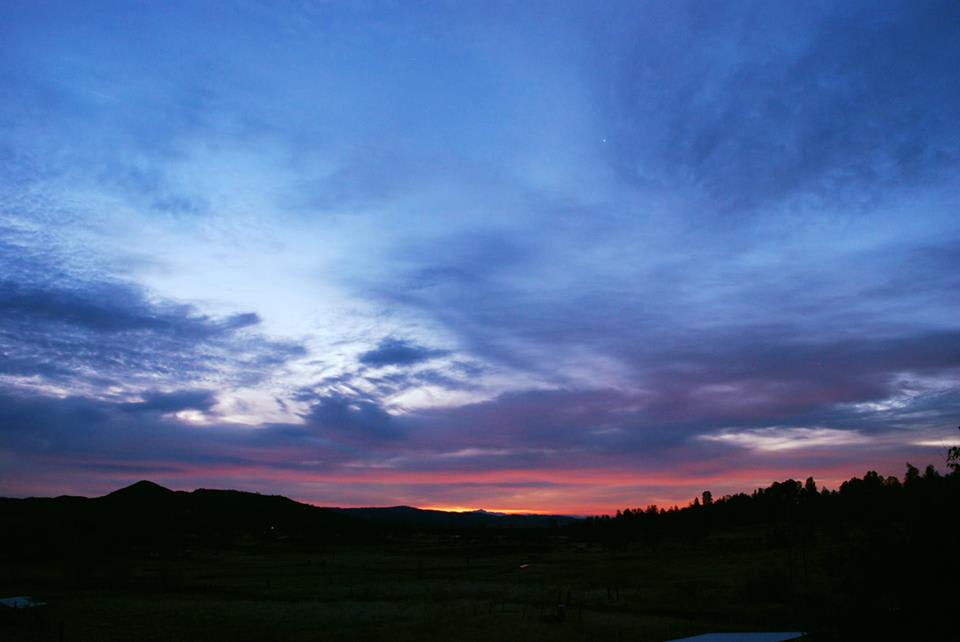 Beautiful sunrises and vistas.
