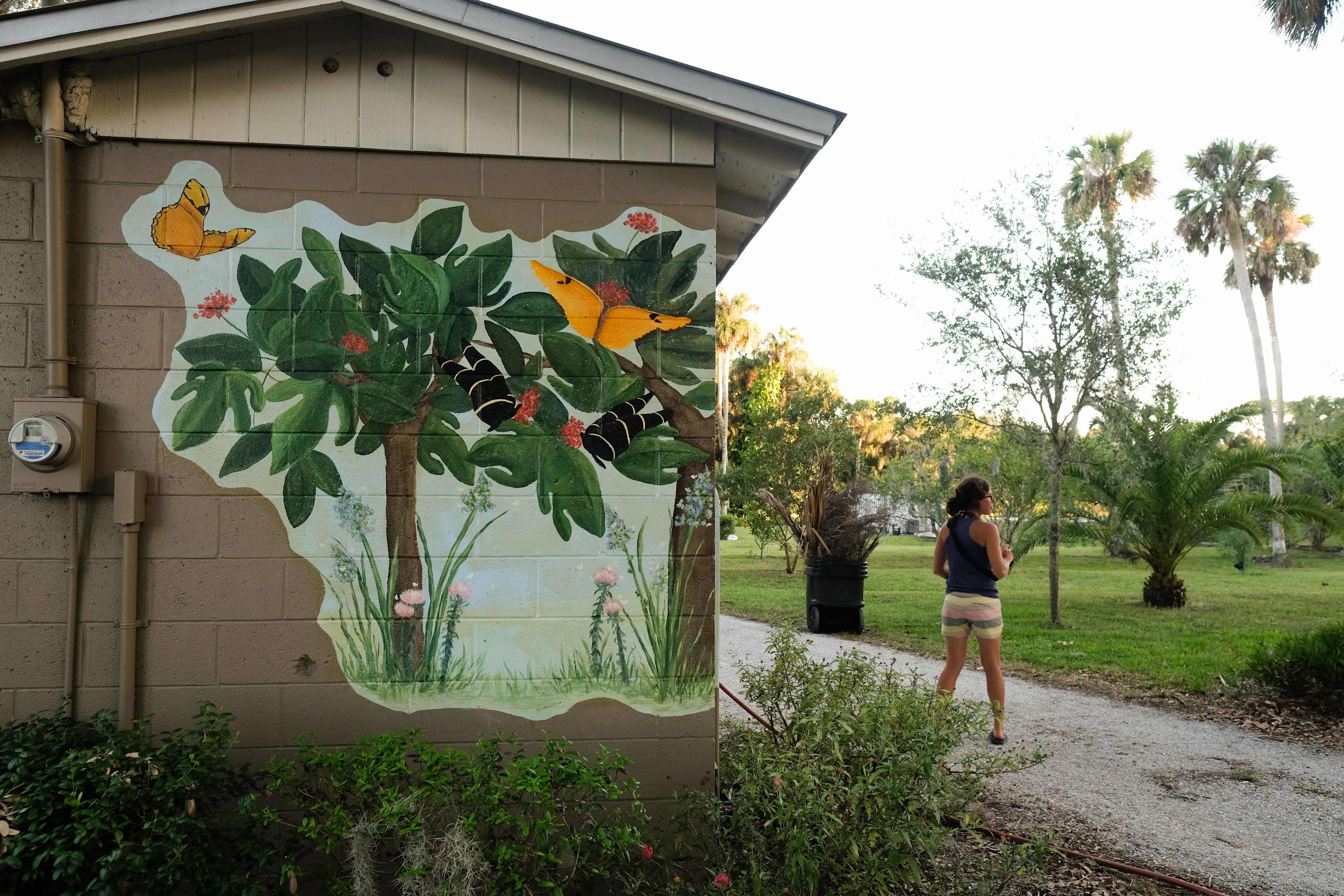 Some cool mural art at Taste of Old Florida.