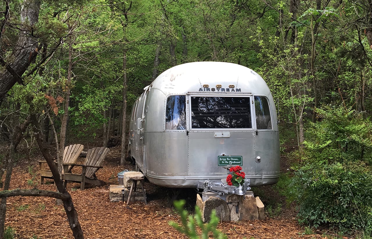 Living the dream in the Hideout Airstream!