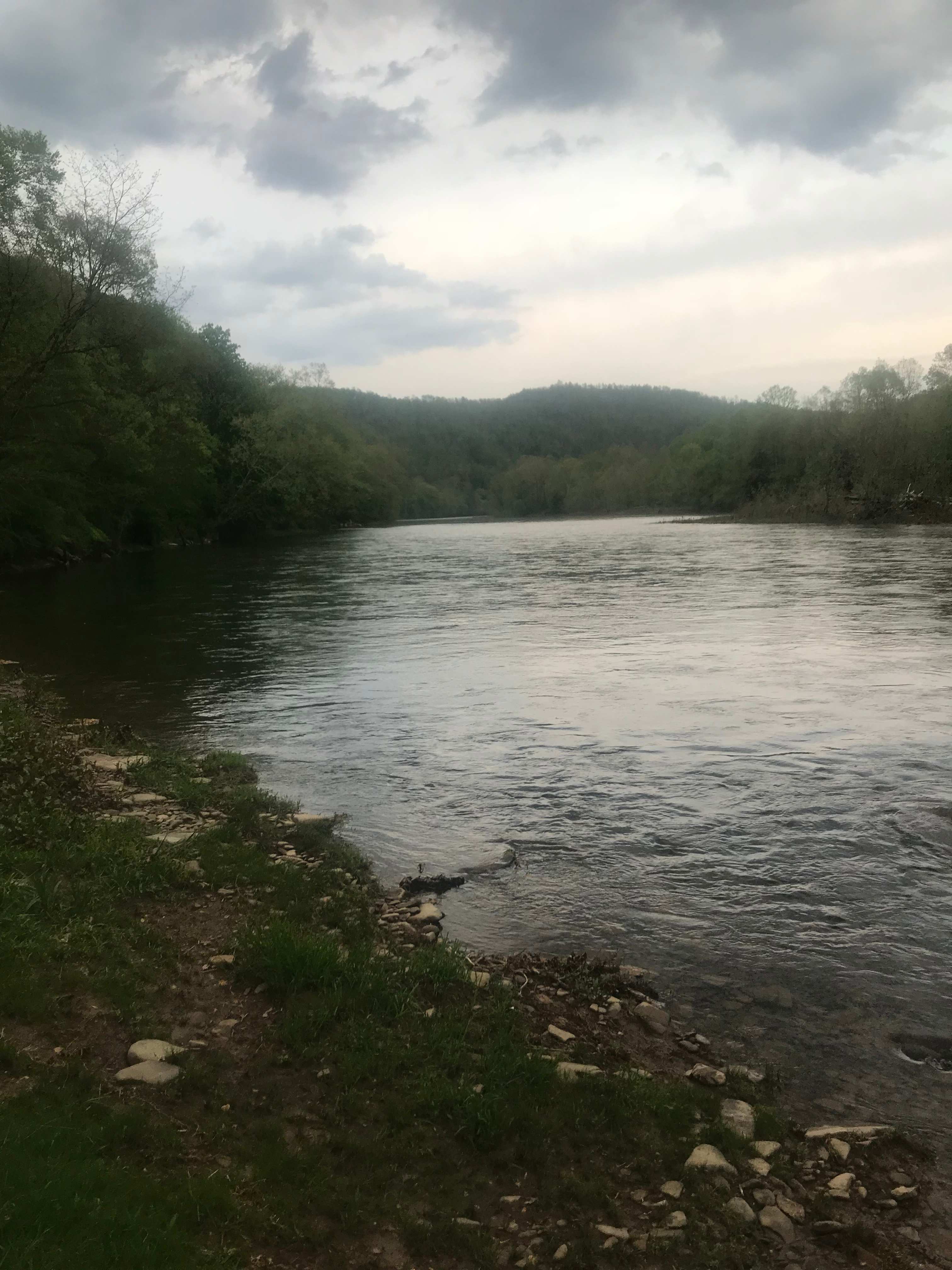 Hazy day @ the Cheat River