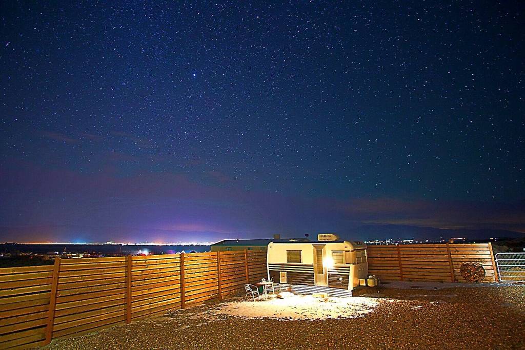 Taos night skies make campers (of the human and trailer variety) feel like a very small piece of a very big place.
