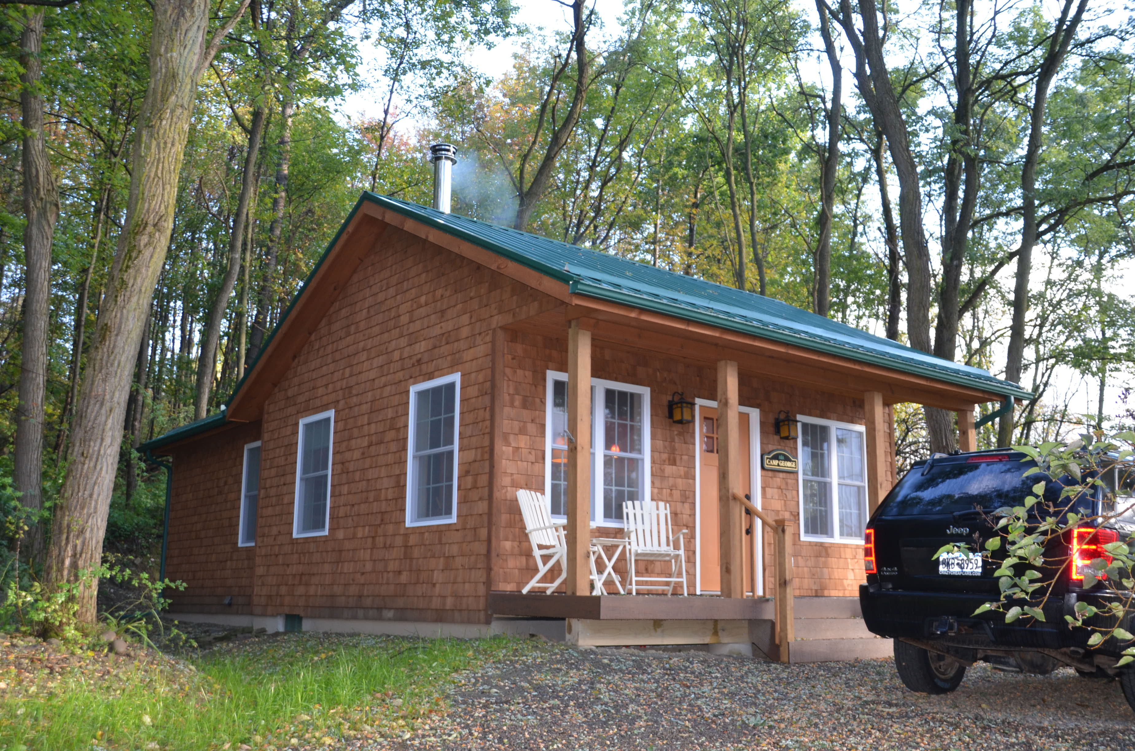 Camp George - 525 sq .ft. with porch and back patio