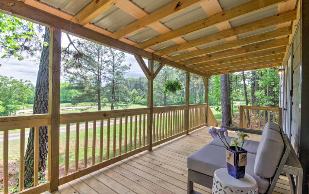 The deck and the view