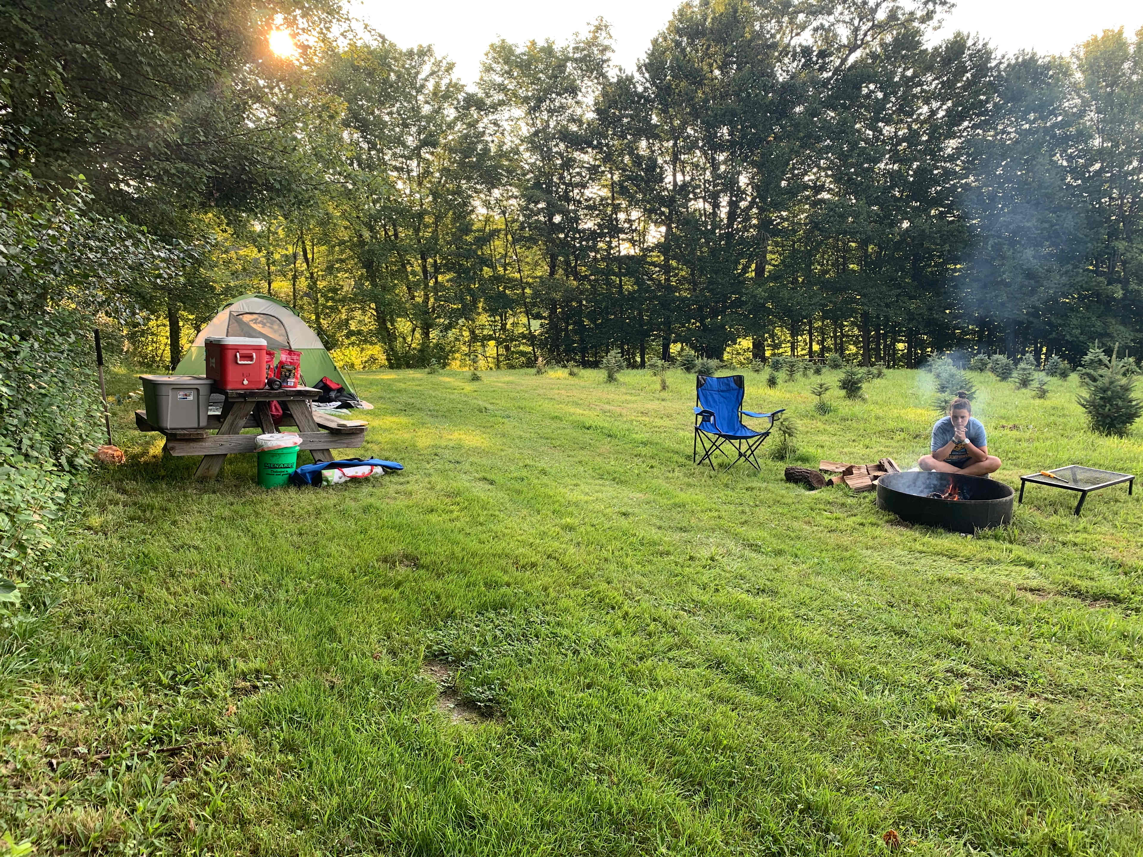 Camping at Heritage Farms
