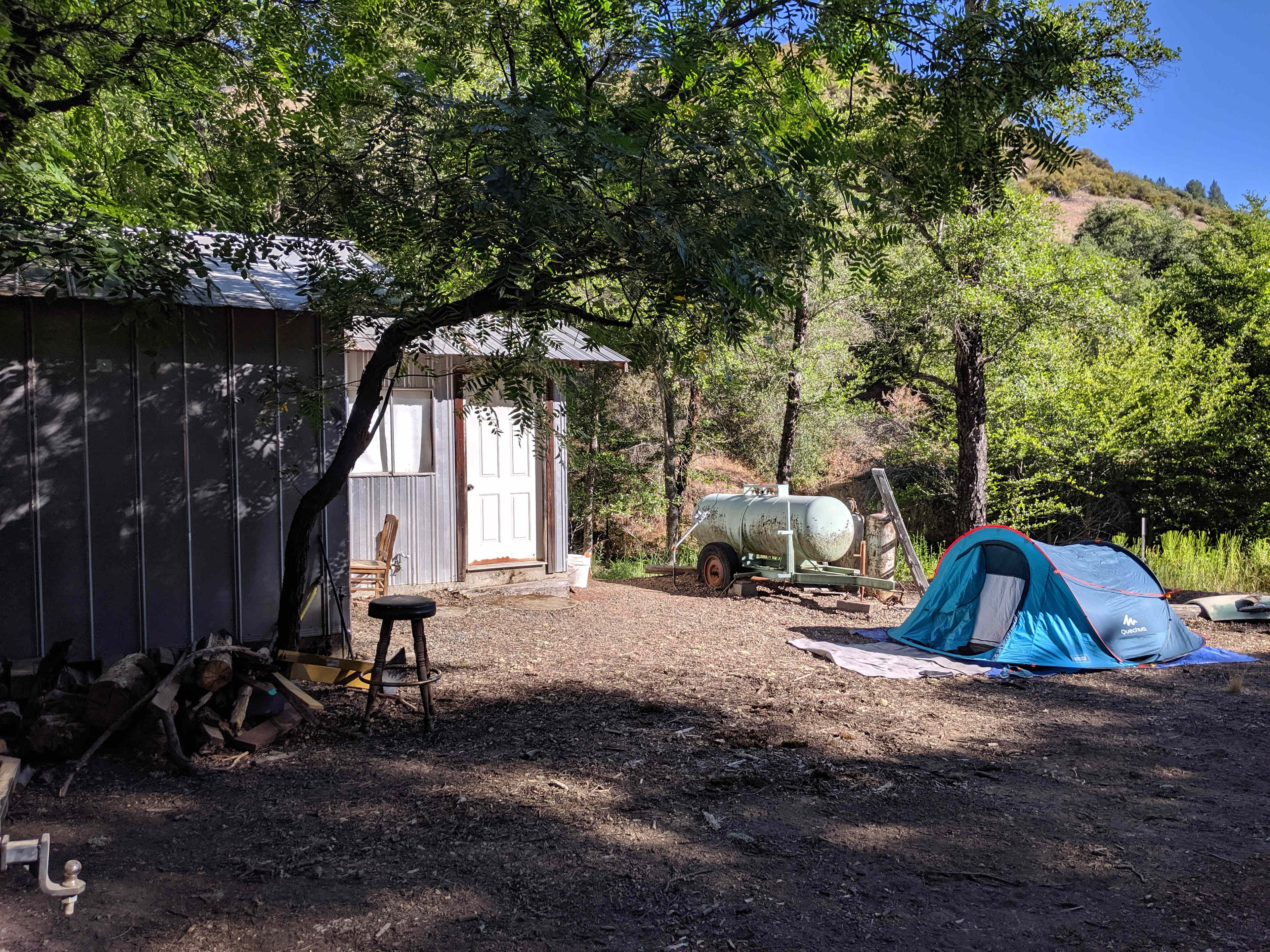 More camping near the cabin