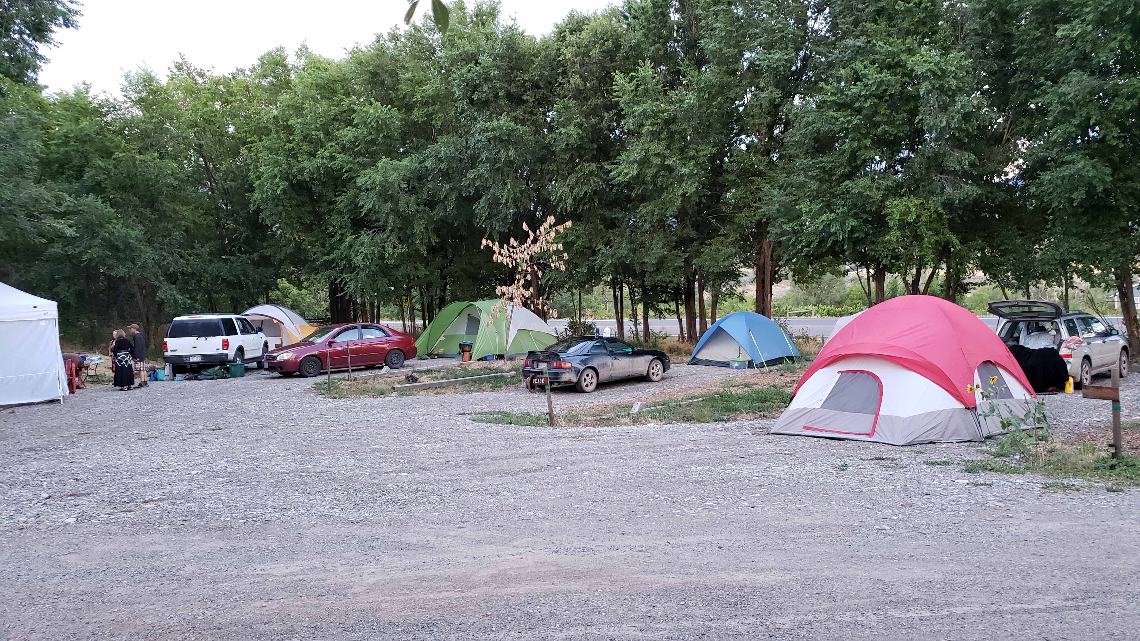 This is where a camping event was held. 