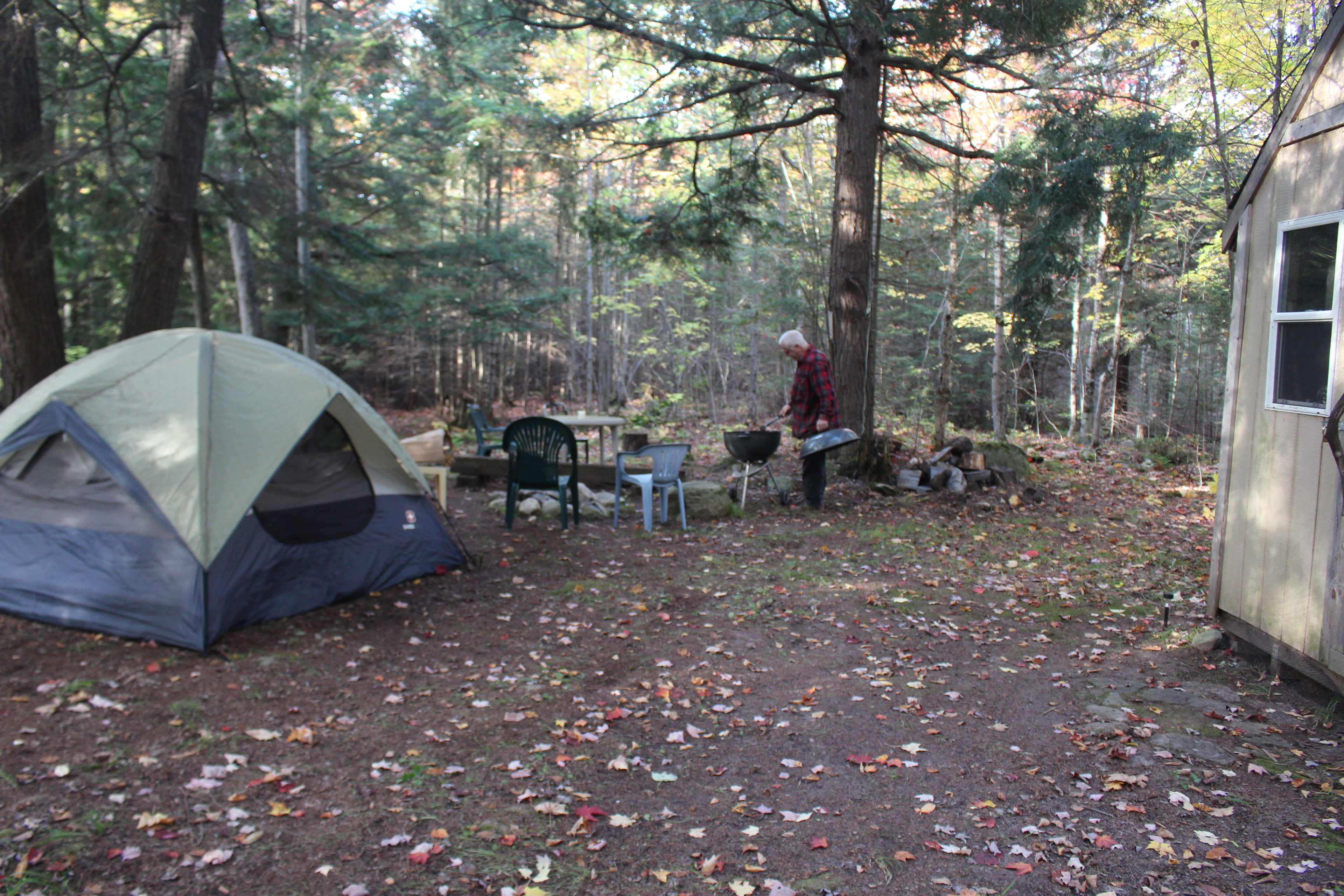 Peaceful and secluded camping area