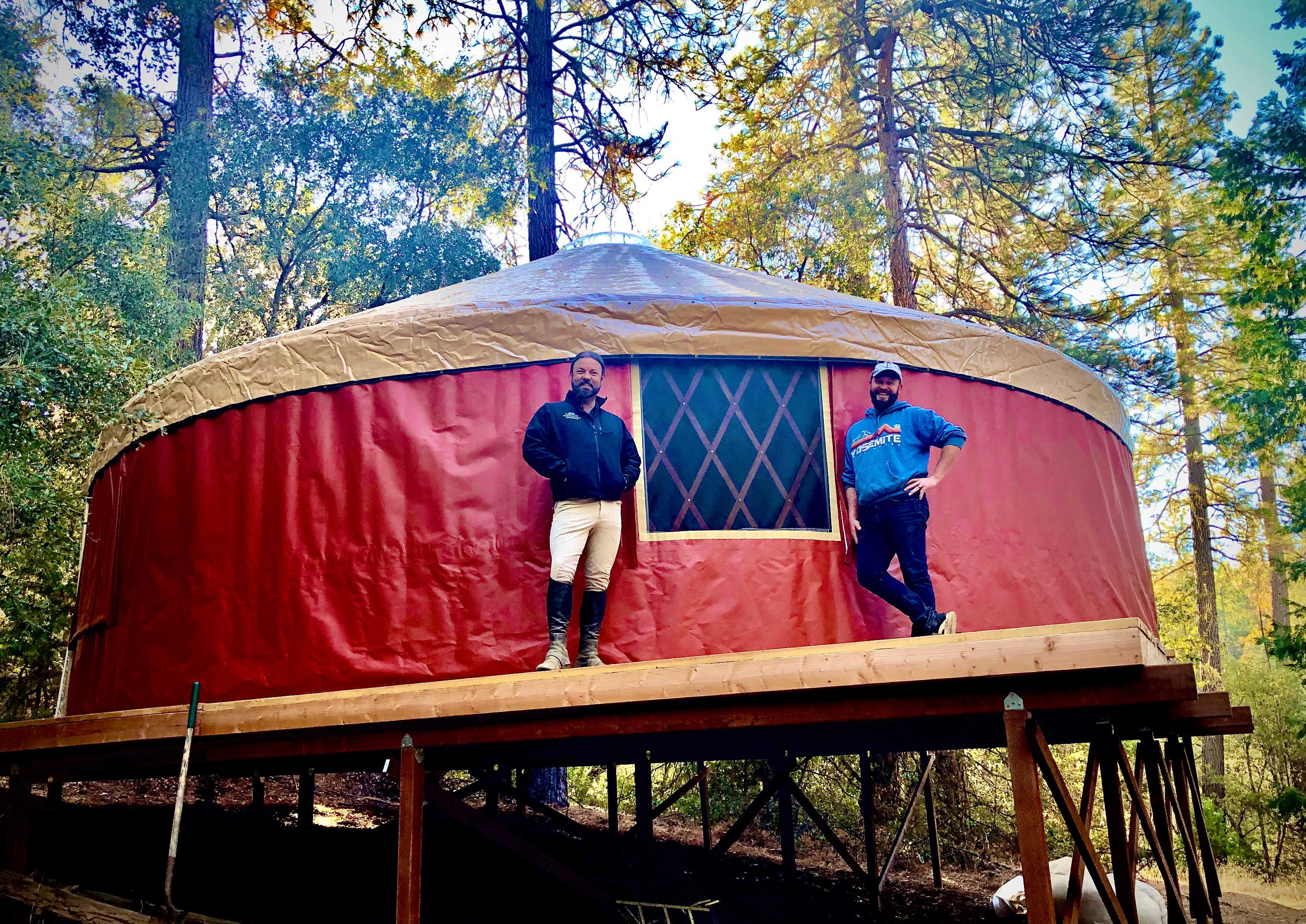 Welcome to The Tilted Hill Serene Forest Yurt