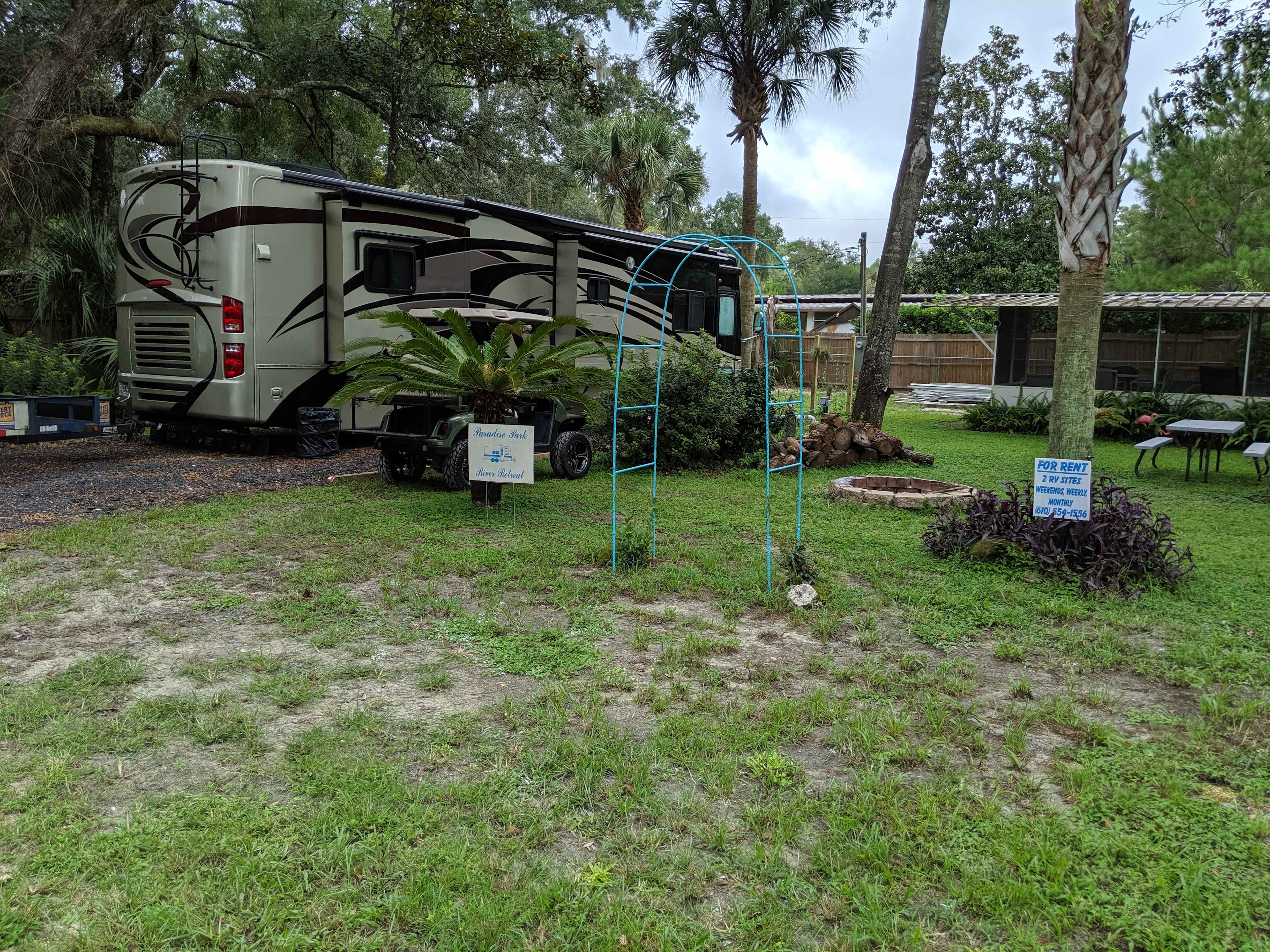 This pusher has plenty of room @ site #1