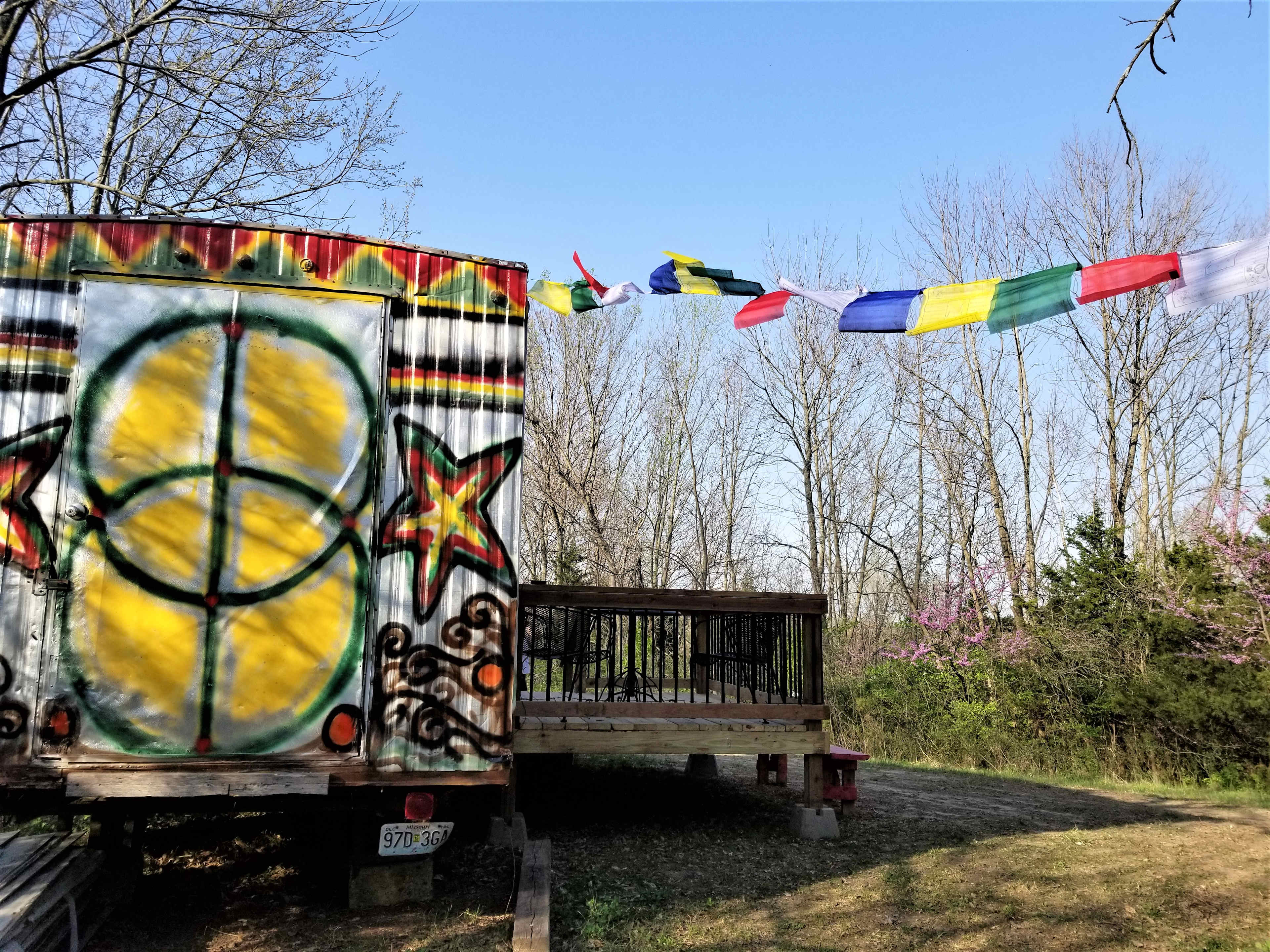 Back of Hippie Trailer
