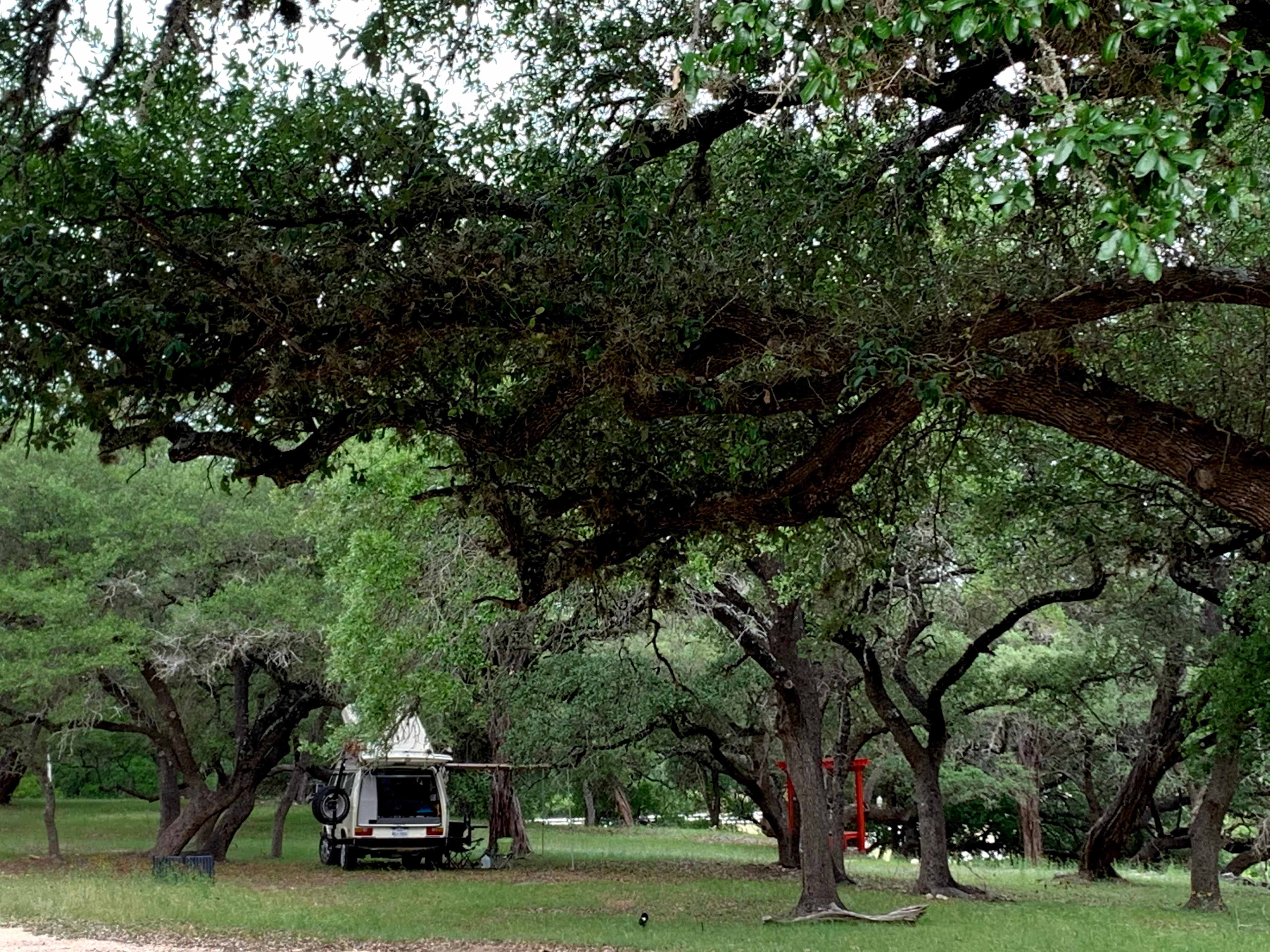 With small and/or self contained RVs (not needing hookups) you can park wherever you want - Virtually hundreds of beautiful, scenic spots...