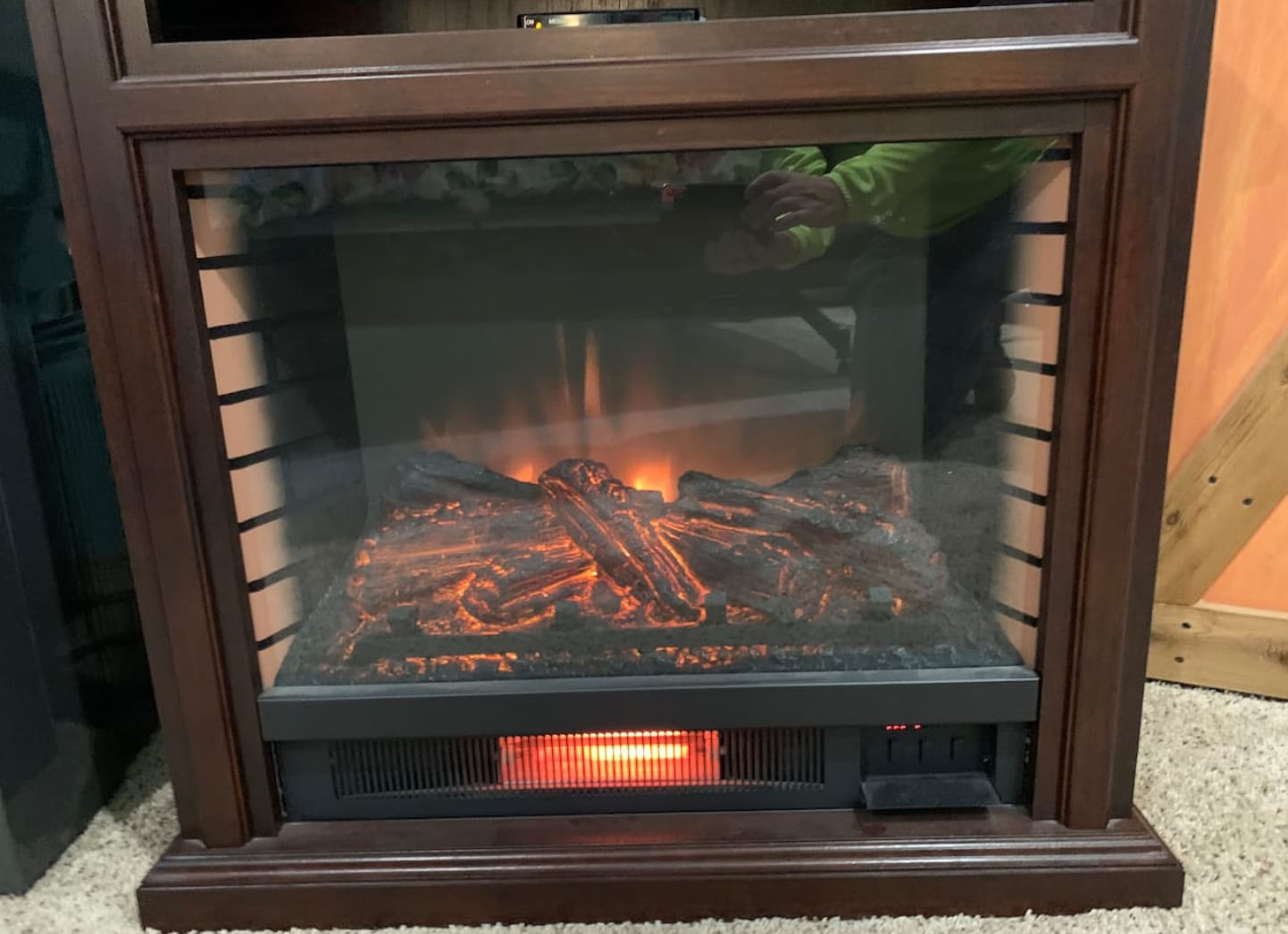 Enjoy a cozy "fire" in the winter