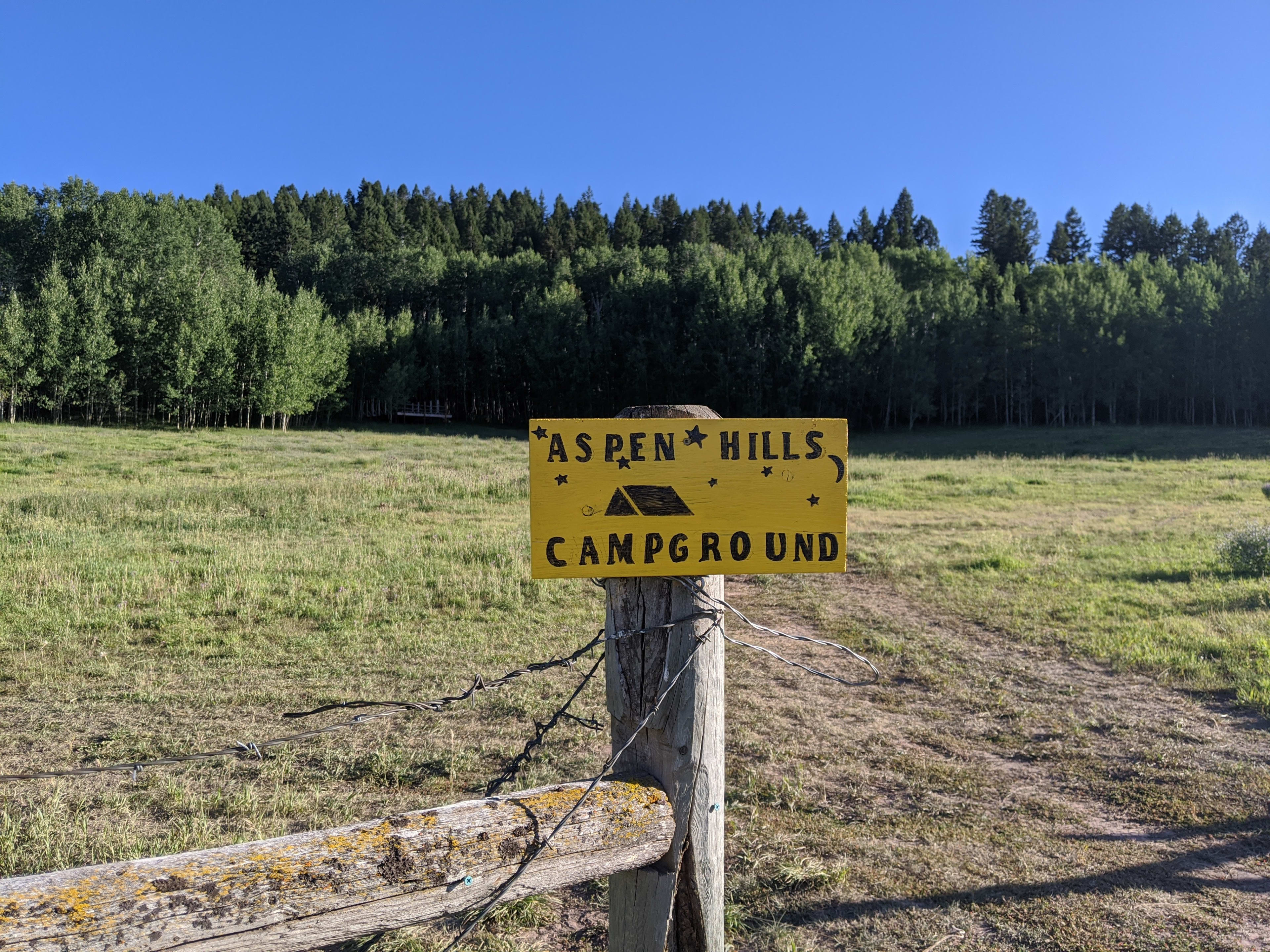 Aspen Hills Campsite #1