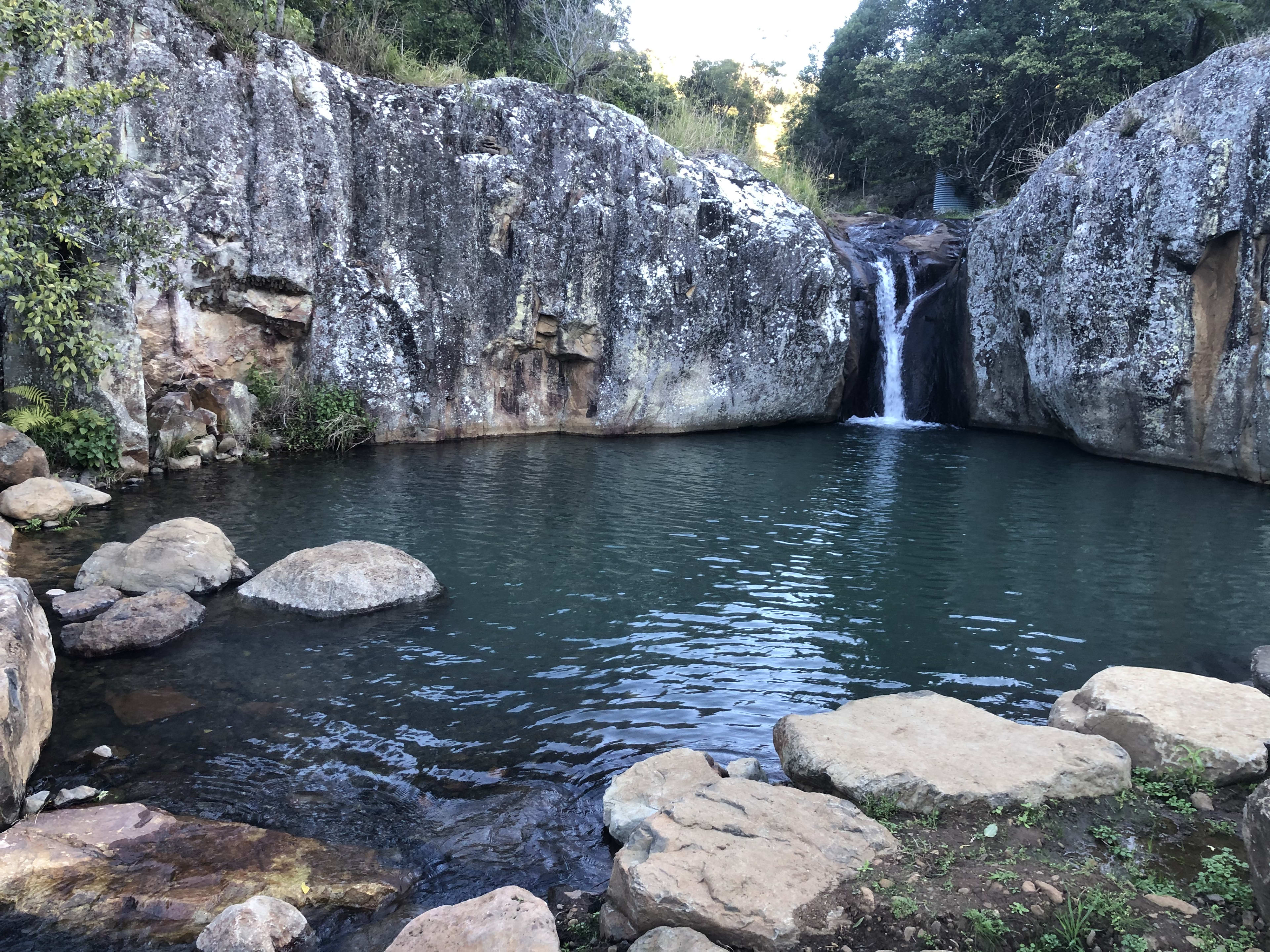 Waterfall and rock pool