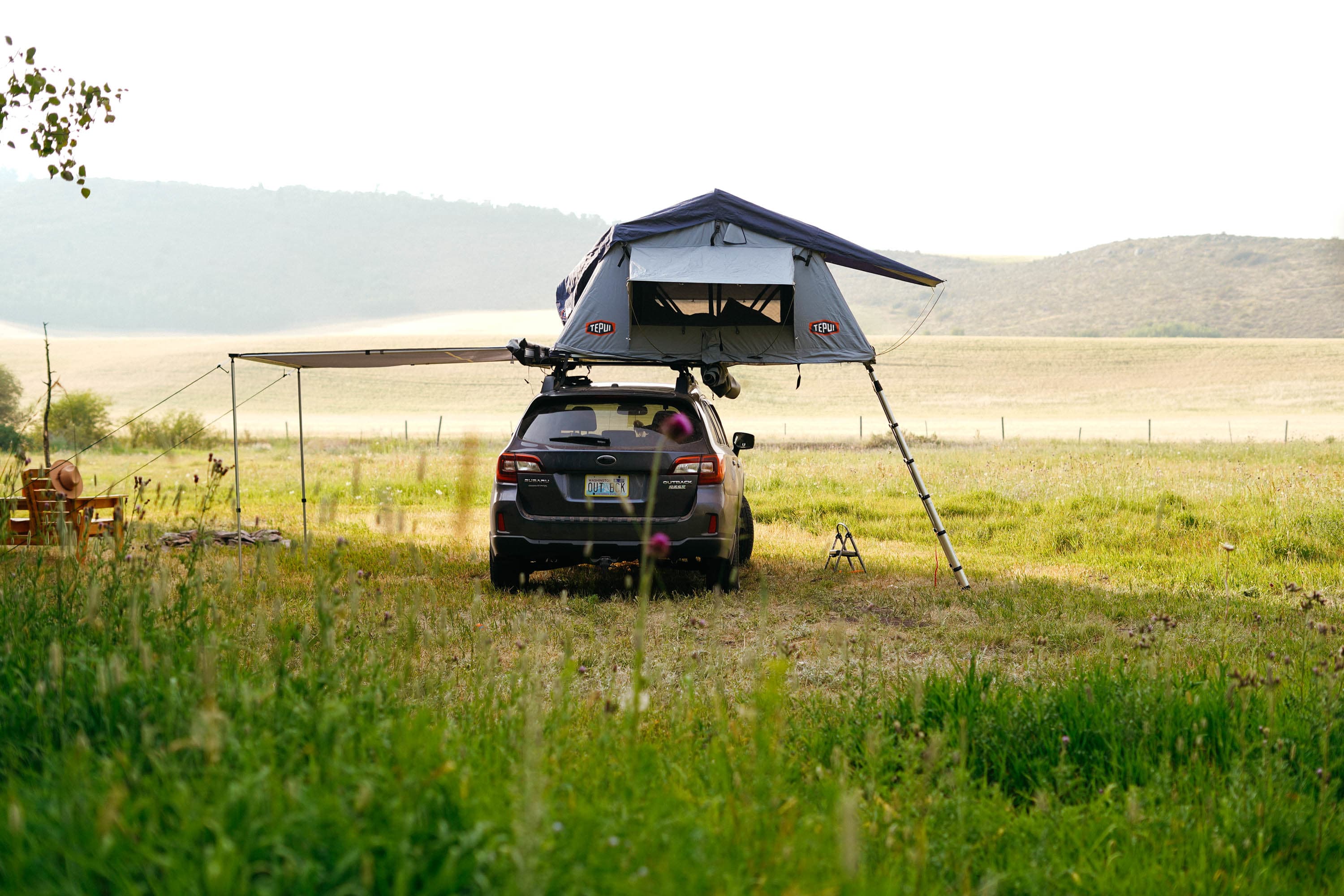 Our roof top tent was a great set up, but site #2 seems easily accessible by any vehicle.